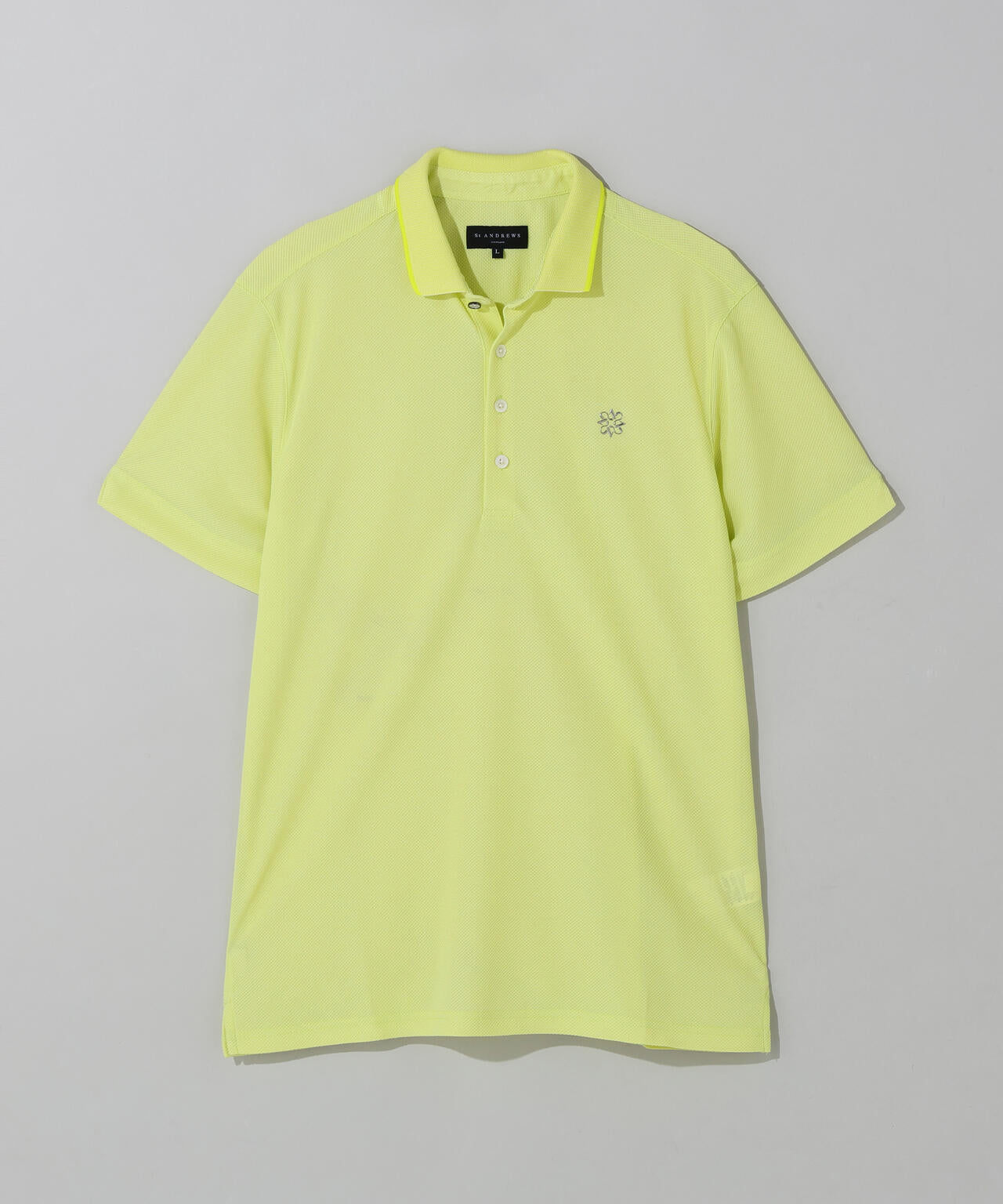ドットバーズアイ半袖ポロシャツ (MENS)