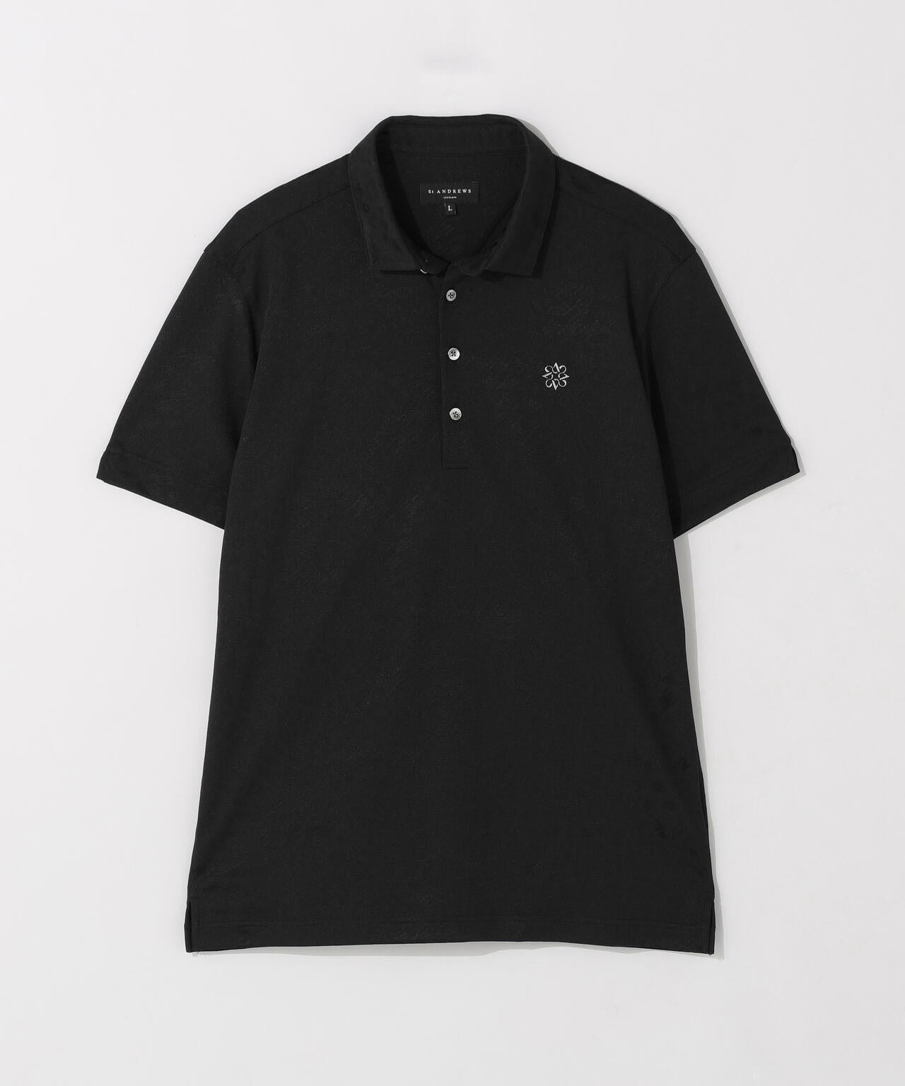千鳥レオパードジャガード半袖シャツ (MENS)