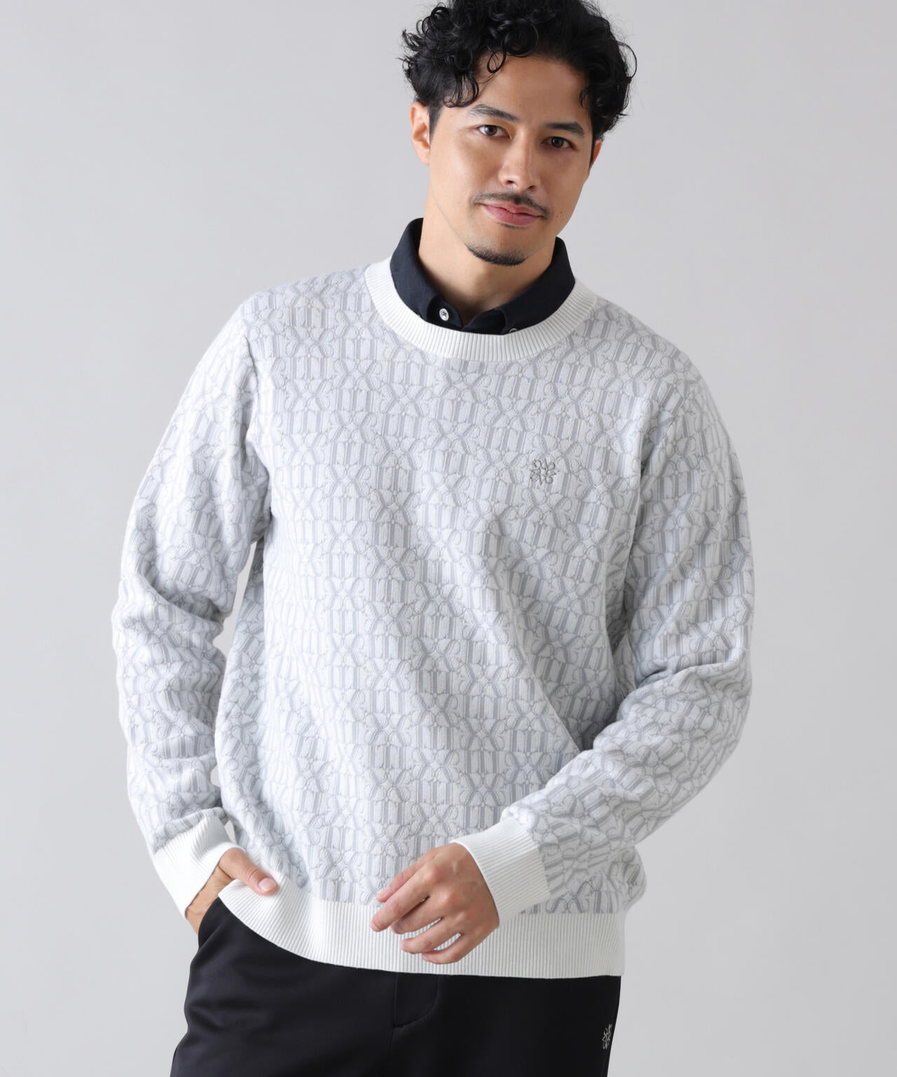 185cm C: 97 W:79 H:95 着用サイズ:L