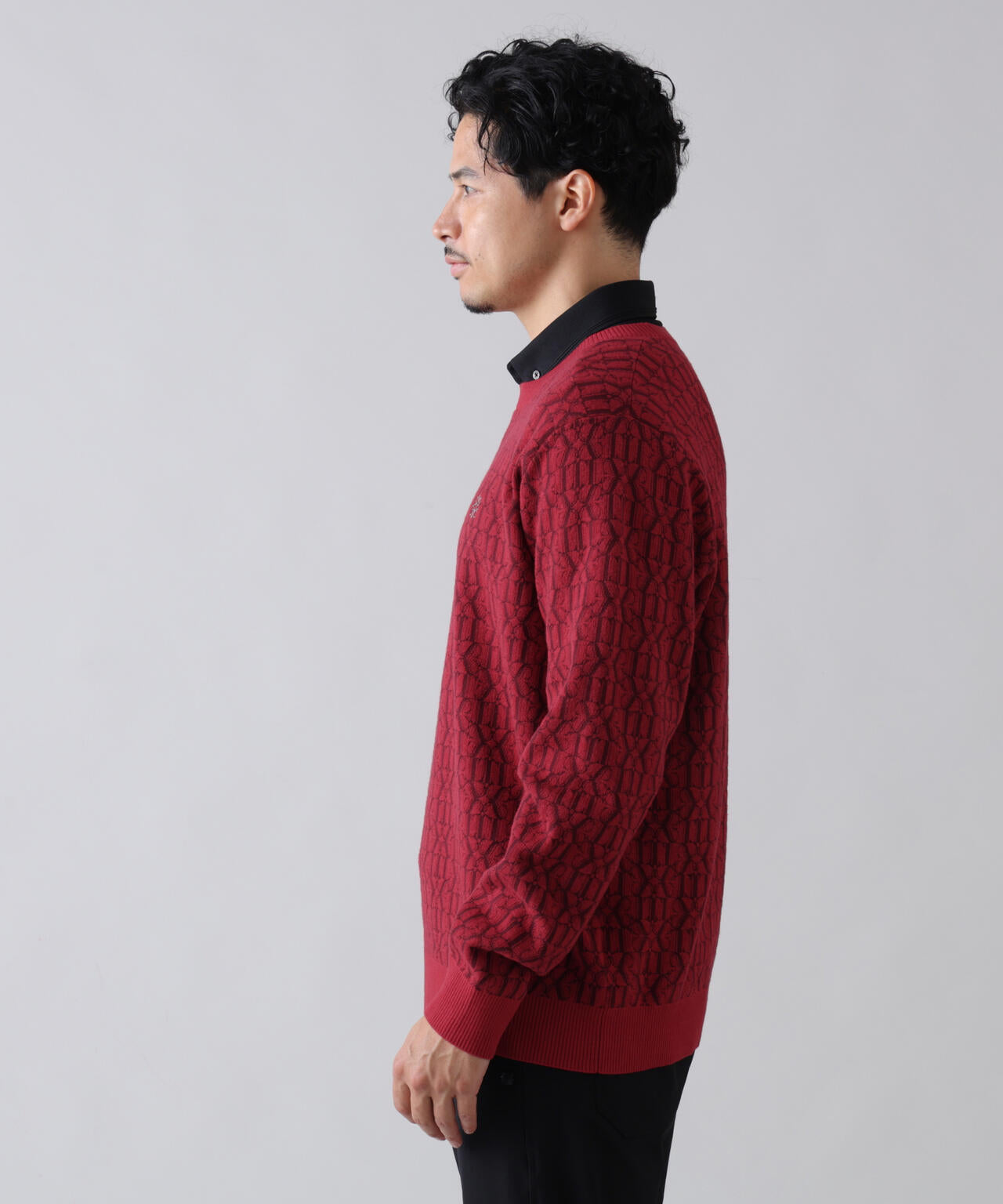 185cm C: 97 W:79 H:95 着用サイズ:L