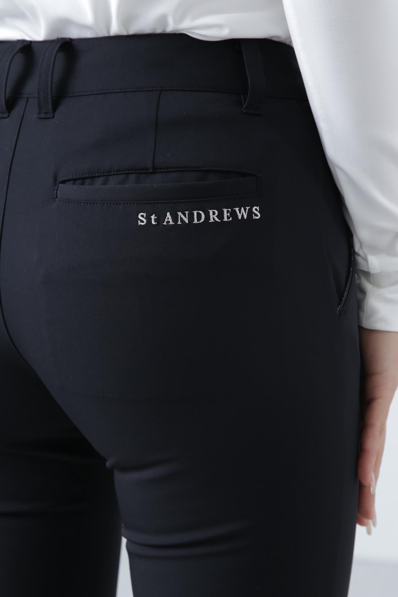 2WAY二重織ドビーストレッチスキニーパンツ (WOMENS)