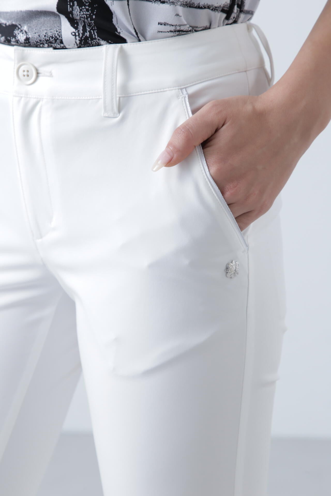 2WAY二重織ドビーストレッチスキニーパンツ (WOMENS)