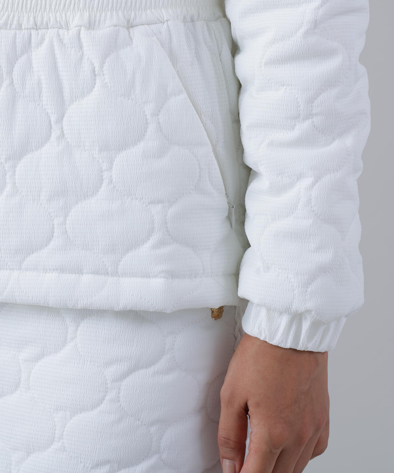 ウェーブストレッチ中綿ブルゾン (WOMENS)