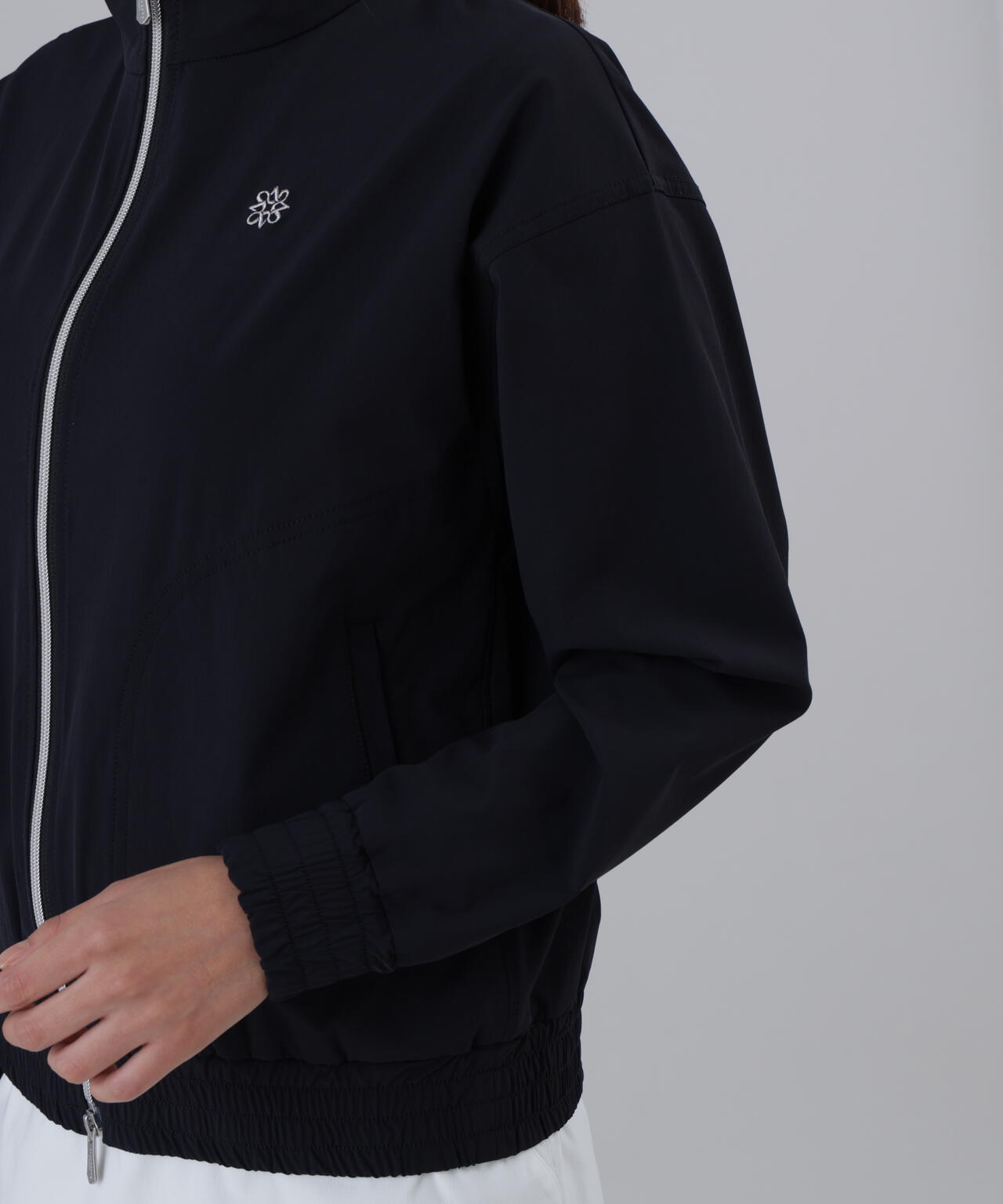 【撥水】【ストレッチ】ナイロンタフタブルゾン (WOMENS)
