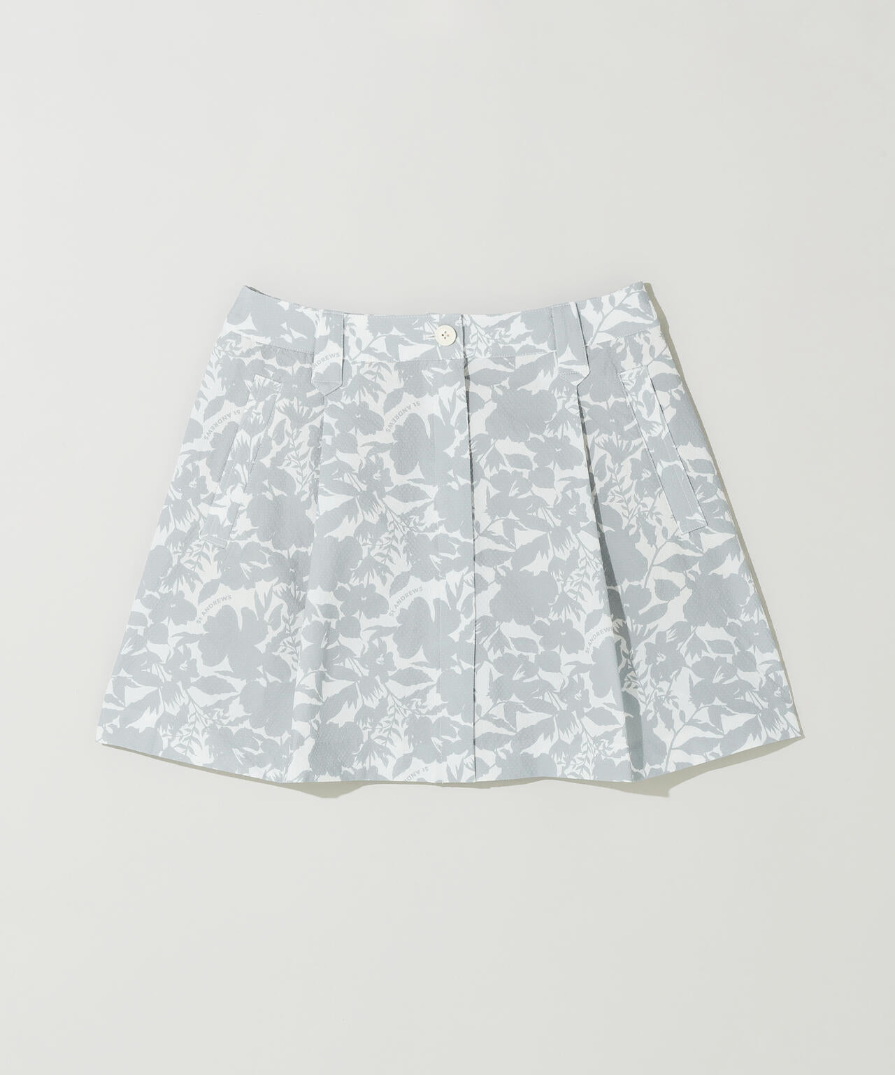 【吸水速乾】【ストレッチ】シャドーボタニカルプリントスカート (WOMENS)