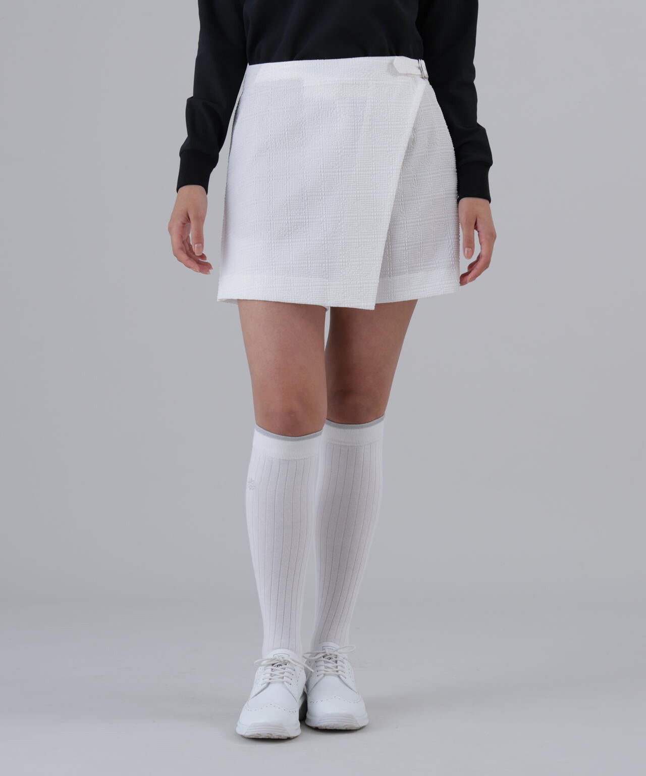 【ストレッチ】変形サッカーキュロット (WOMENS)