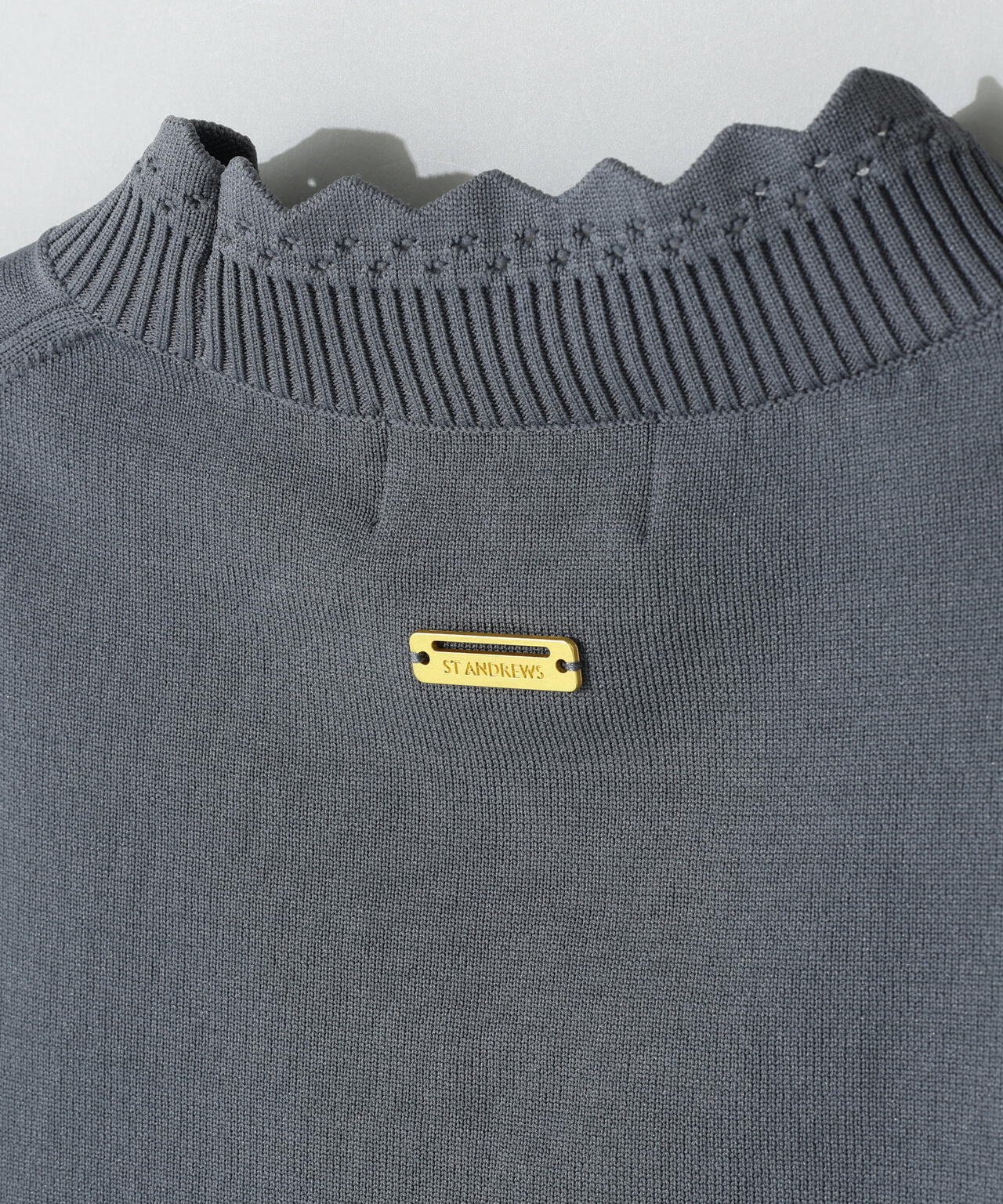 14G天竺ニットベスト (WOMENS)