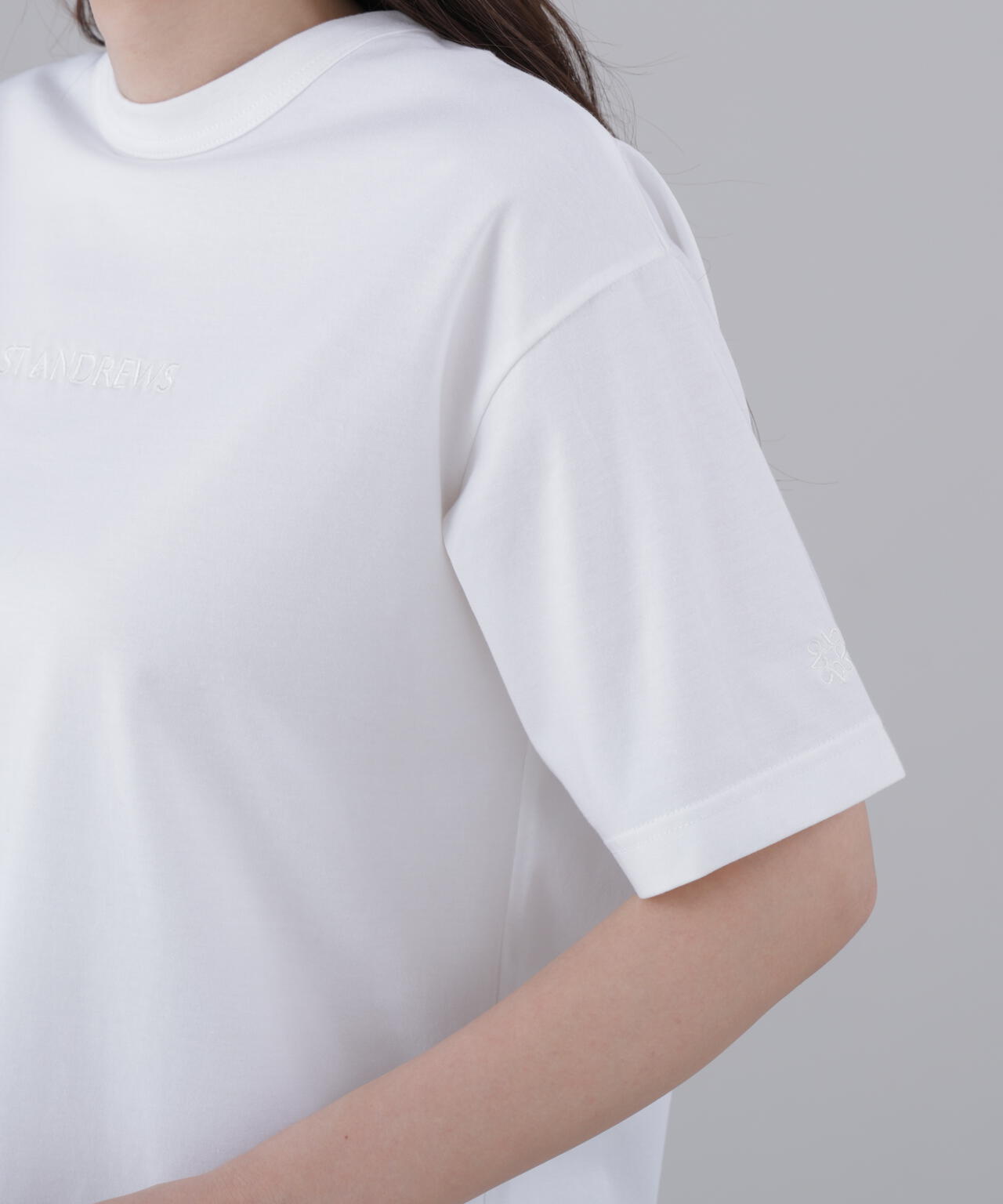 プレーティング天竺半袖Tシャツ (WOMENS)
