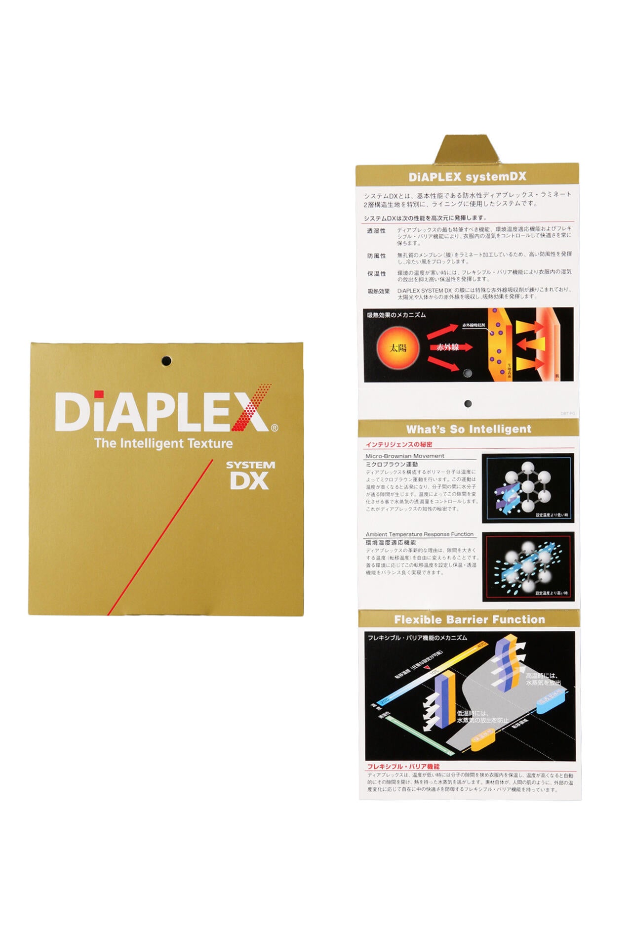 ストレッチ天竺/ボーダージャガード×DiAPLEX SYSTEN DX ツインニットアイテム