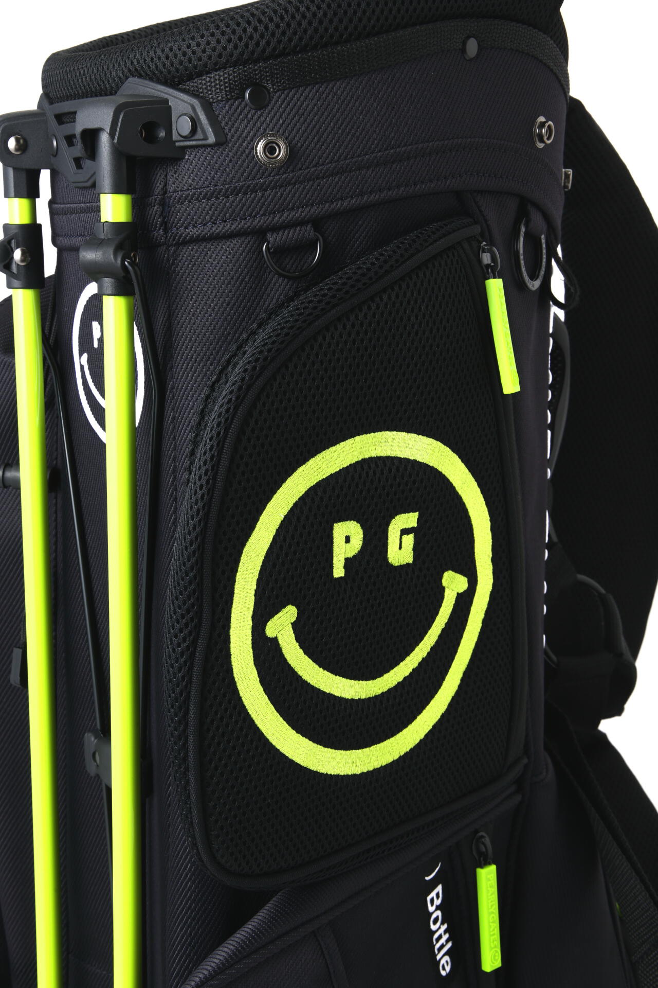 PG SMILE軽量スタンド式 キャディバッグ (46インチ対応)(9型) (UNISEX)