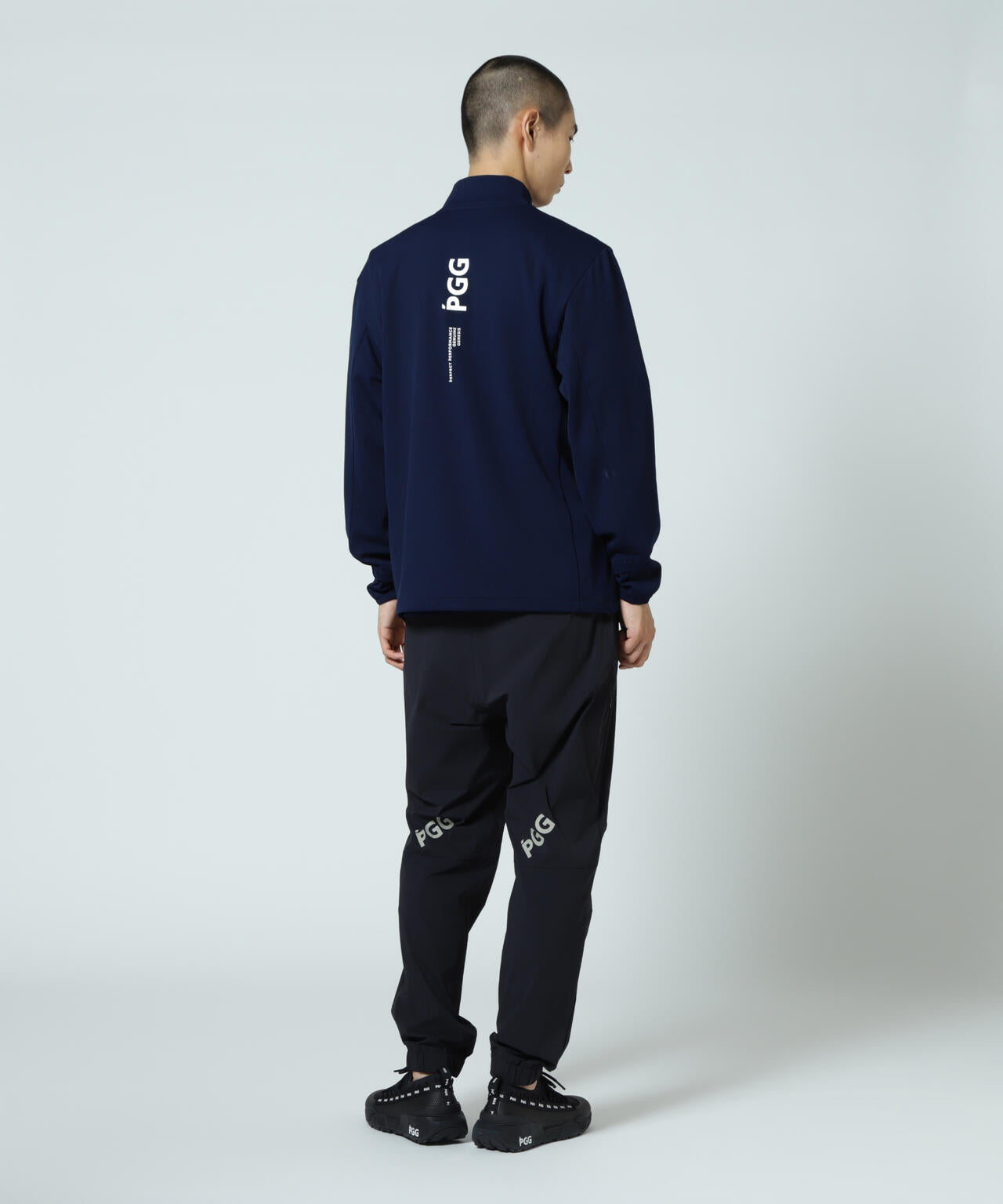 【PGG】【直営店舗&公式オンライン限定】Nyストレッチリップストップ×エプシロン <ロゴ総柄> (MENS)