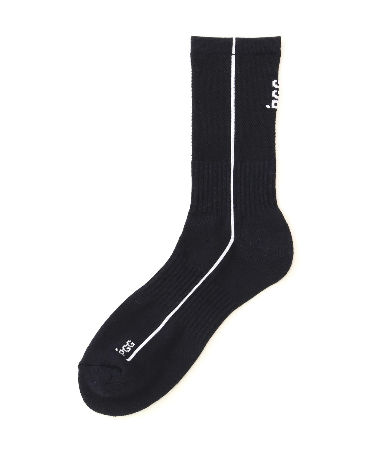 【PGG】サイドラインメッシュミドルソックス (MENS)