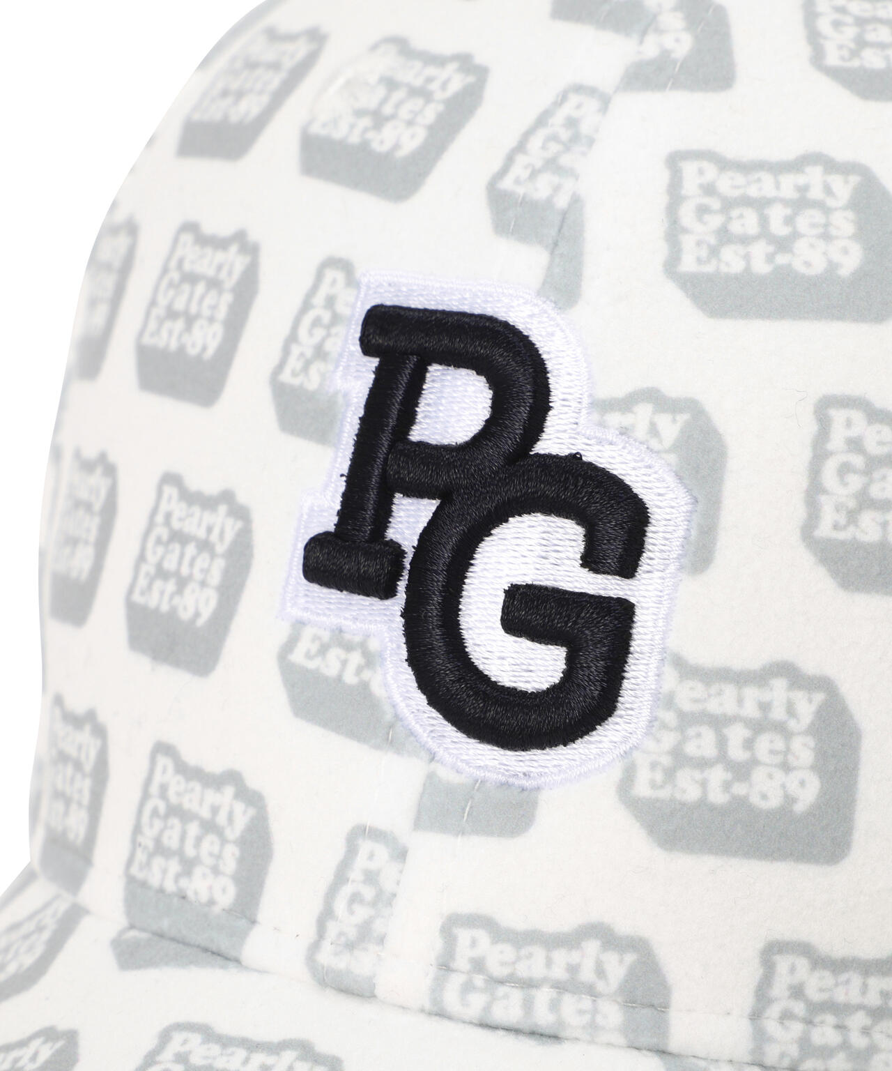 ブロックロゴ柄起毛キャップ (UNISEX)