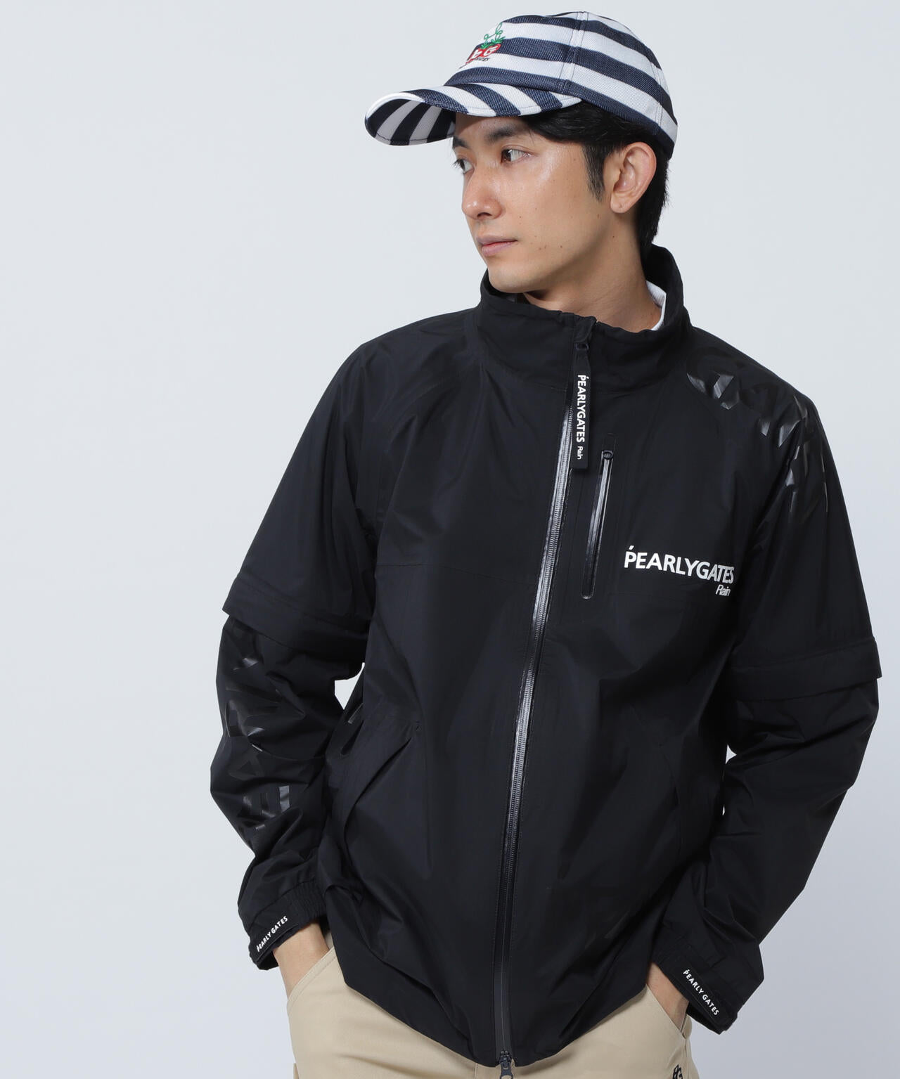 NYストレッチタフタ3Lレインジャケット (MENS)