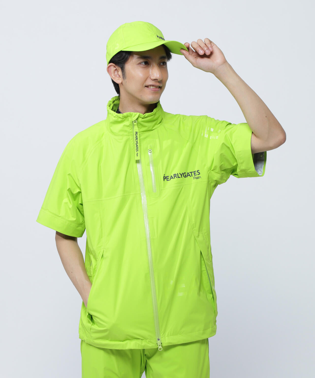 NYストレッチタフタ3Lレインジャケット (MENS)