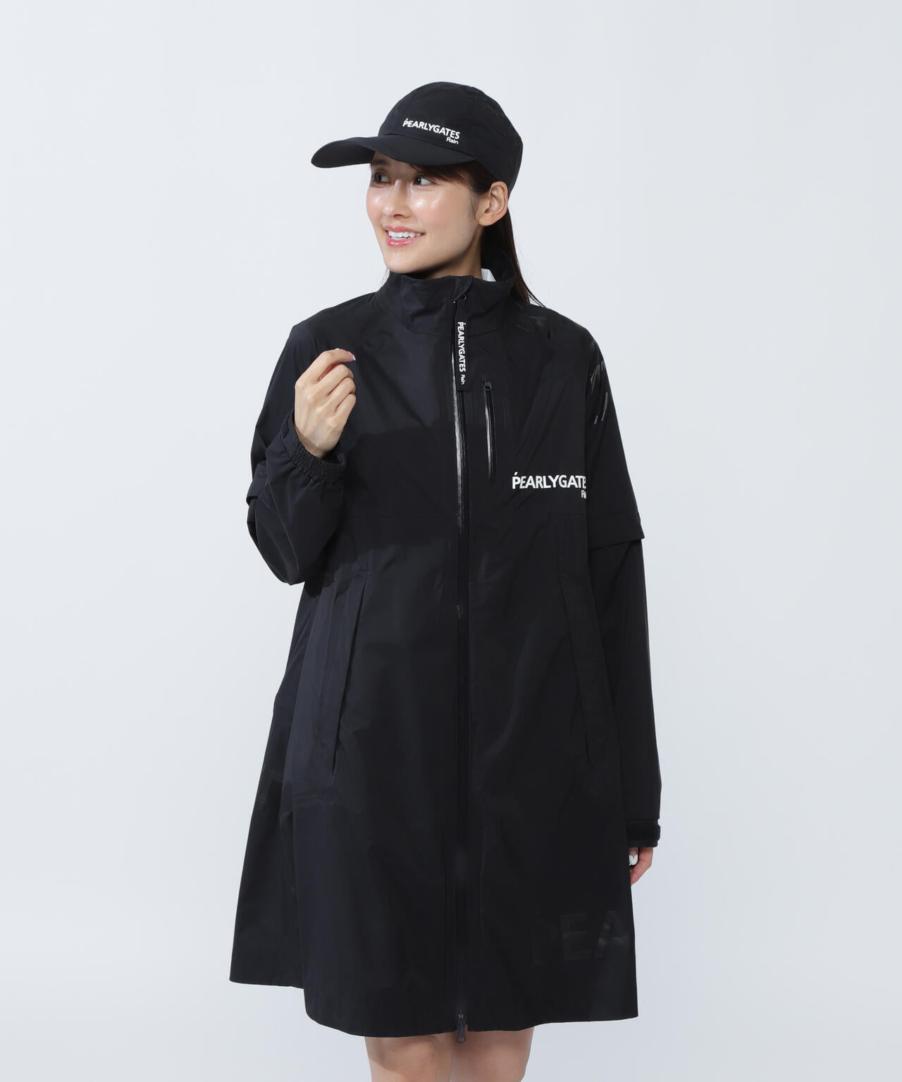NYストレッチタフタ3Lレインワンピース (LADIES)