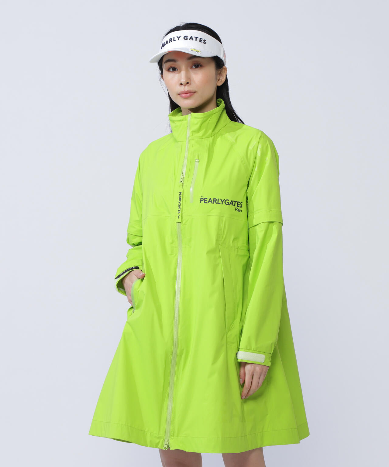 NYストレッチタフタ3Lレインワンピース (LADIES)
