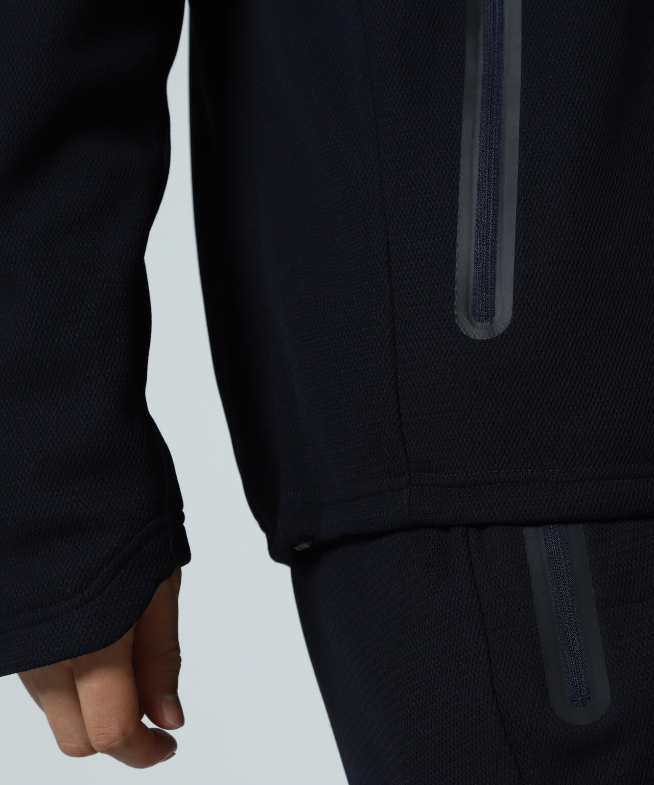 【PGG】【直営店舗&公式オンライン限定】Wラッセルメッシュ×OCTA フルジップフーディジャケット (MENS)