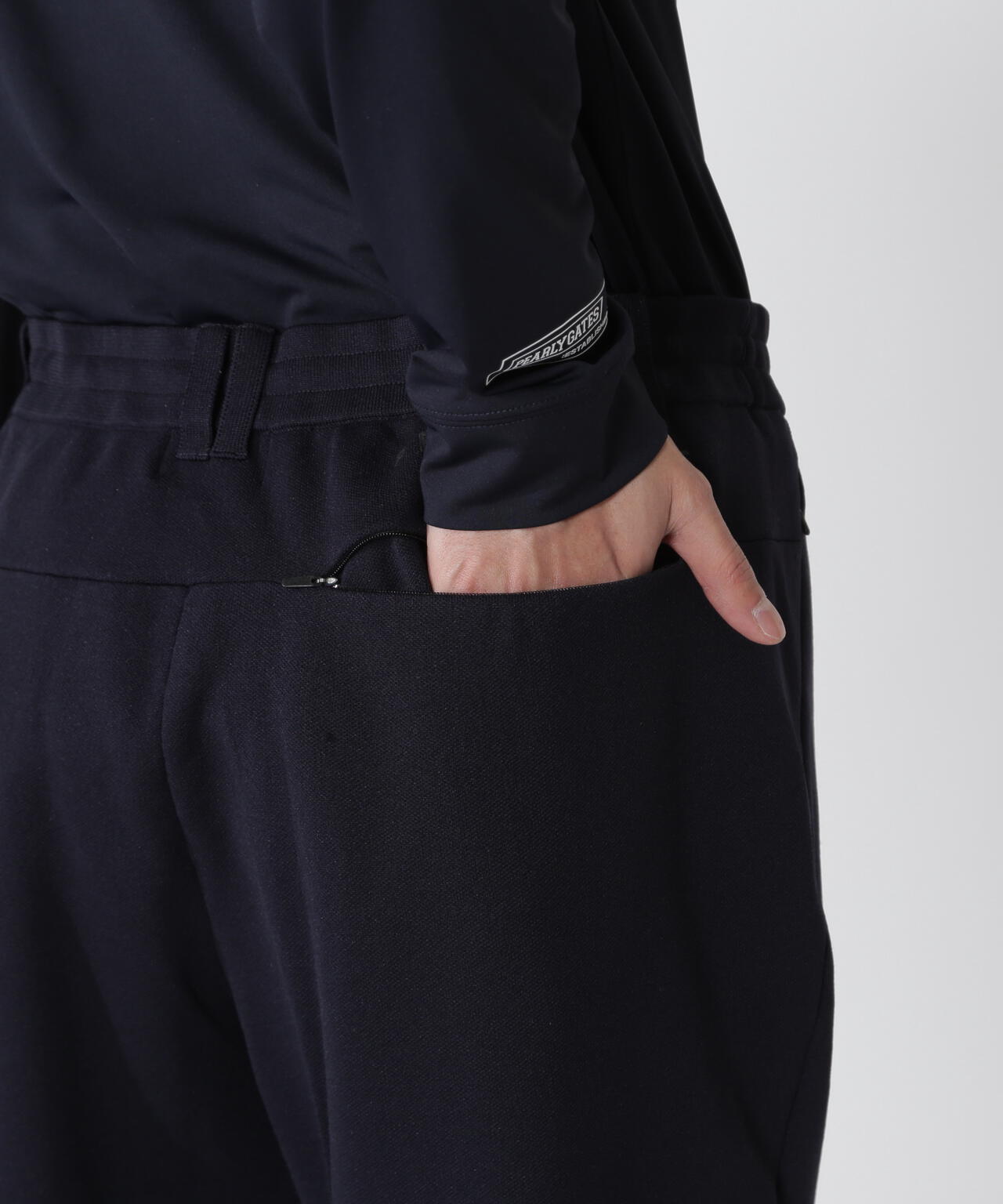 ポリエステルヤーンmmニットパンツ