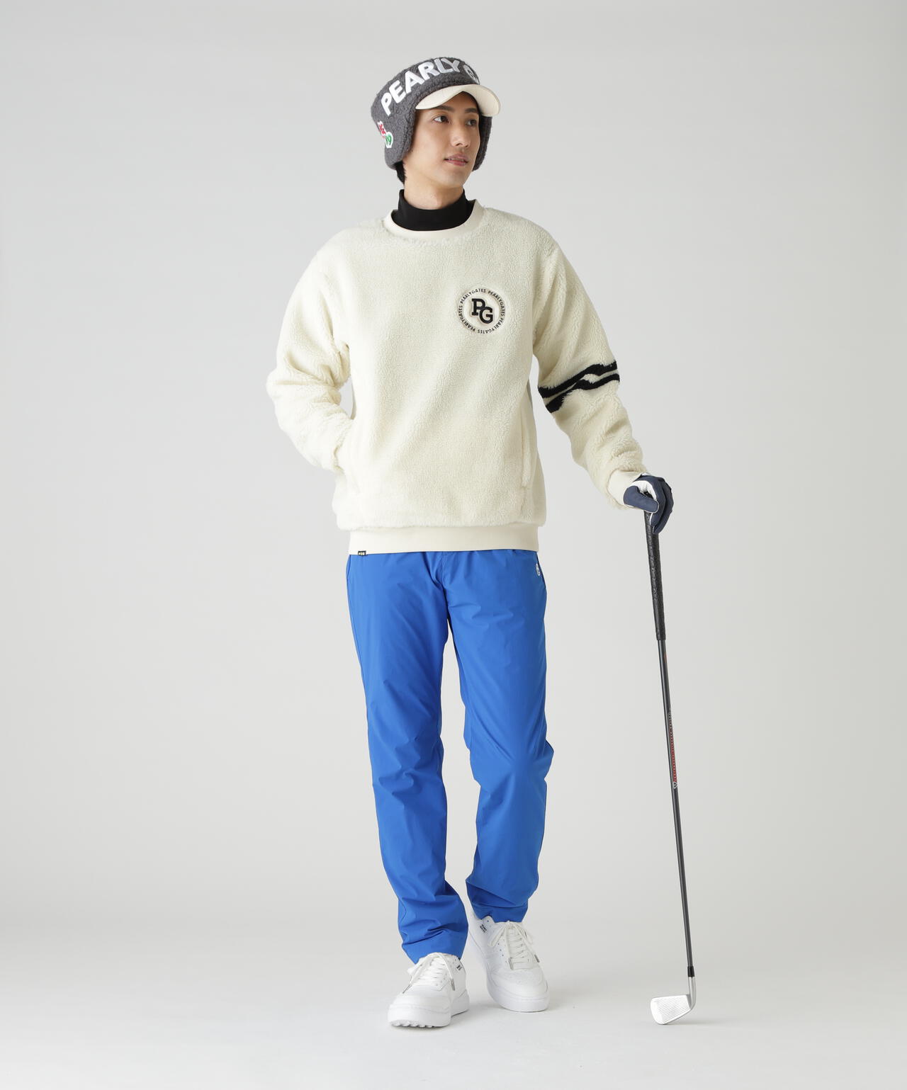 ハイパイルボアパネルJQクルーネックカットソー