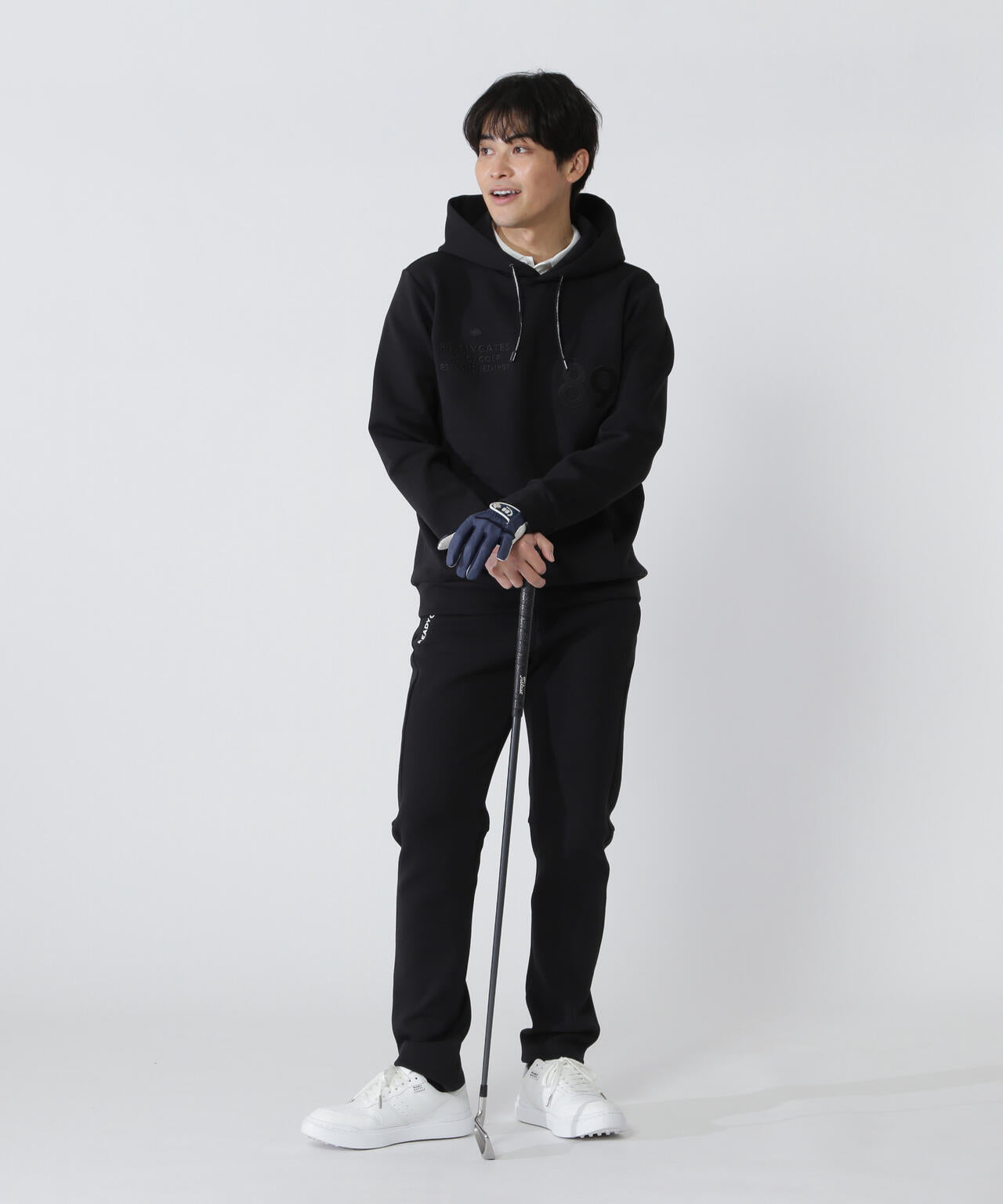 T/Cストレッチダンボールフーディプルオーバー