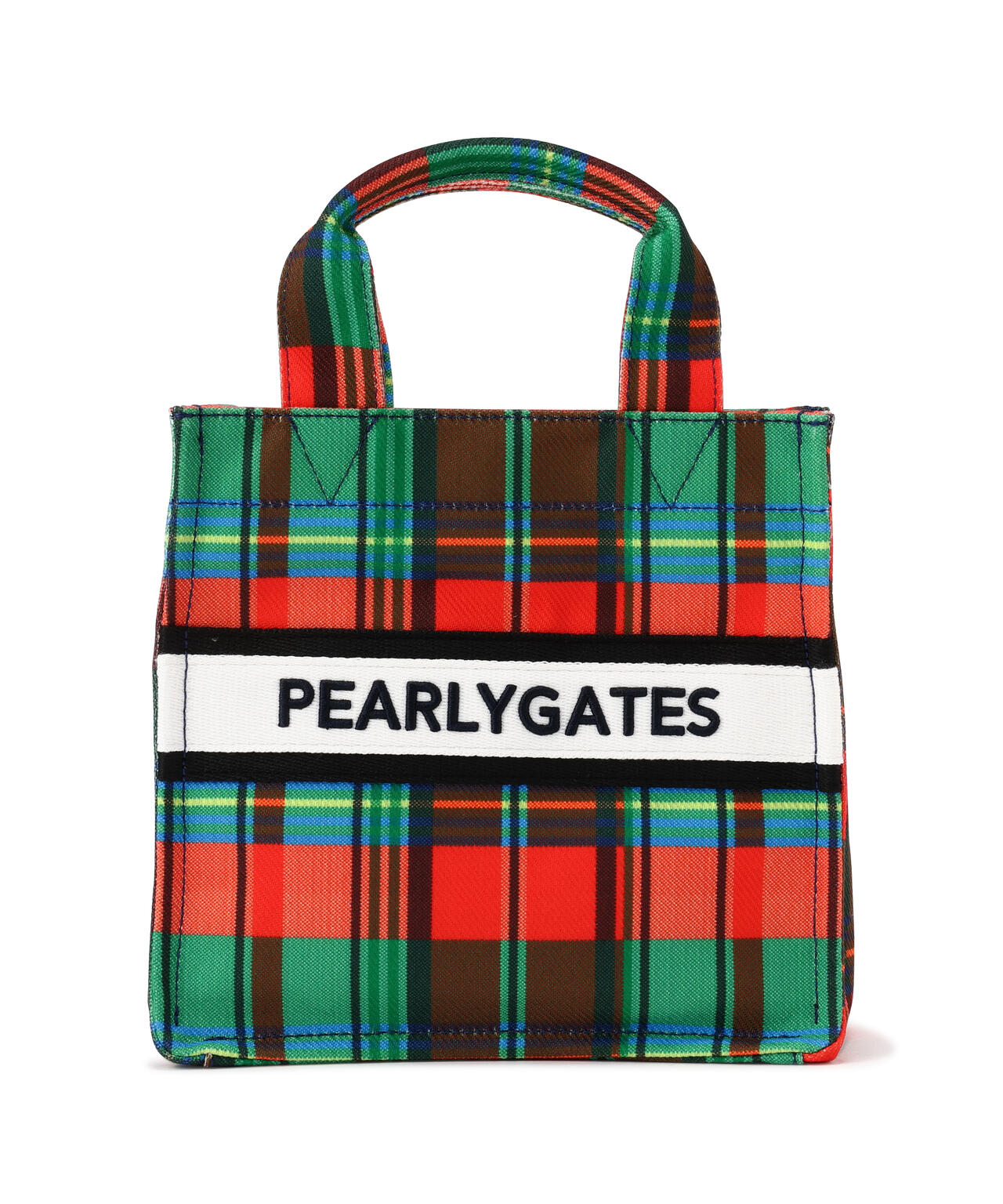 マドラスチェック柄カートバッグ (UNISEX)