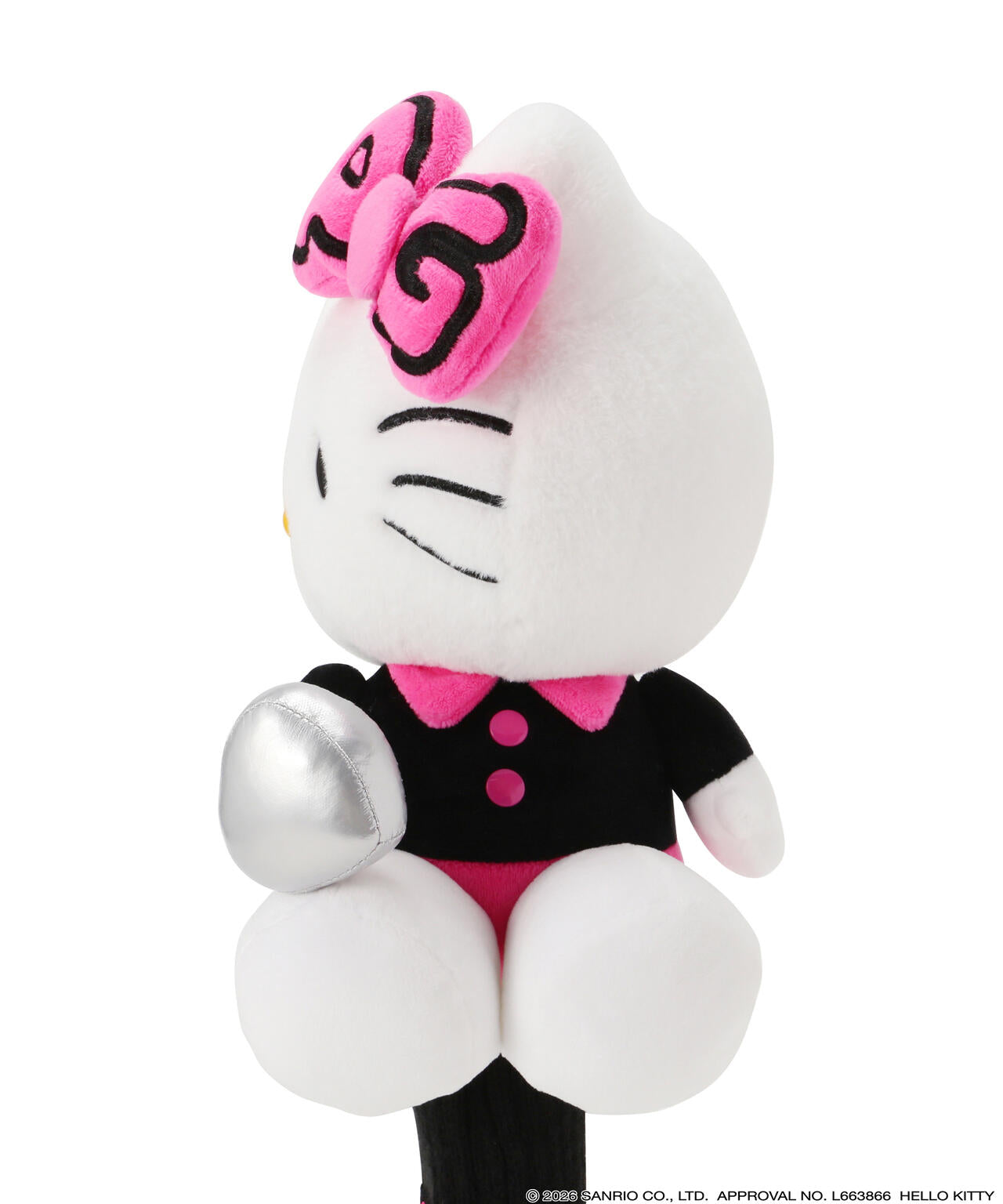【Hello Kitty×PEARLY GATES】ぬいぐるみフェアウェイウッド用ヘッドカバー (UNISEX)