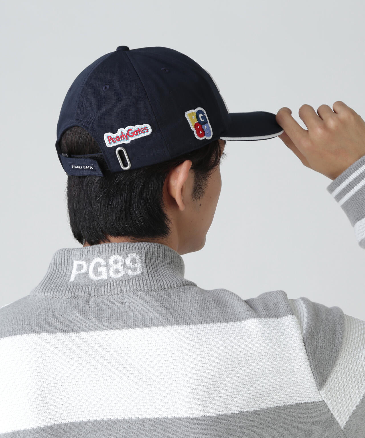2段ロゴリサイクルツイルBASICキャップ (UNISEX)
