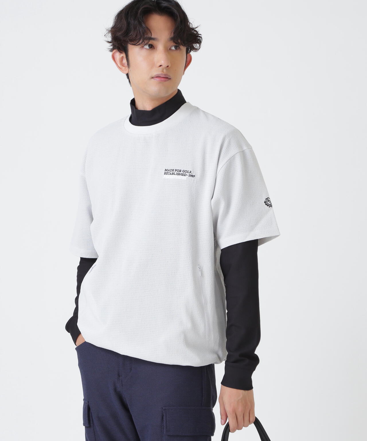 H:182cm/C:93/W:77/H:91 着用サイズ:5