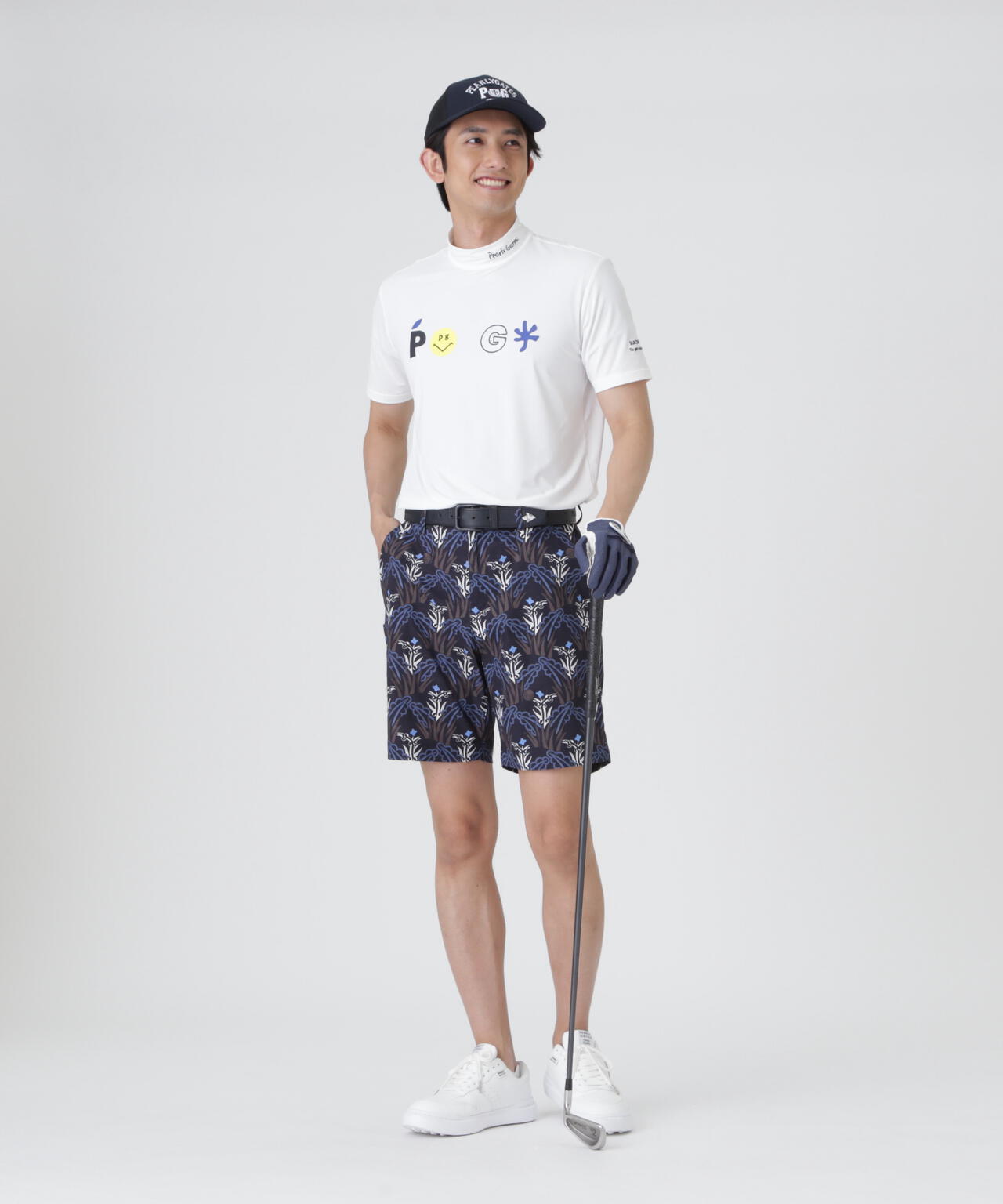 Nyストレッチドビーショートパンツ<Roughバティック>