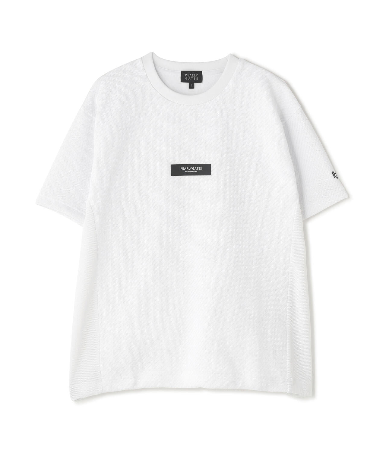 リサイクルモールカルゼクウォーター半袖クルーネックプルオーバー (MENS)