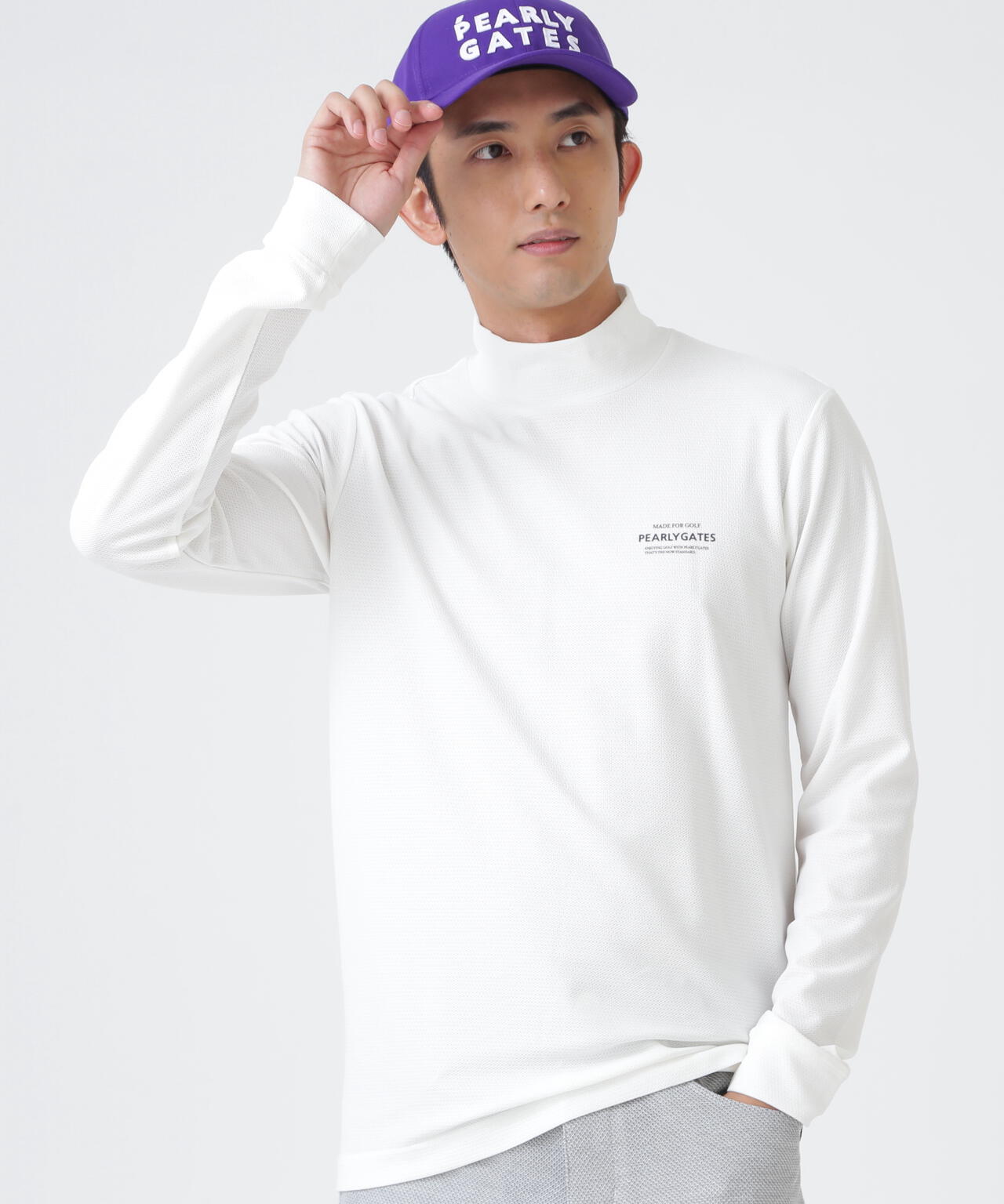 37.5×FTYメッシュ長袖ハイネックカットソー <PG BODY> (MENS)