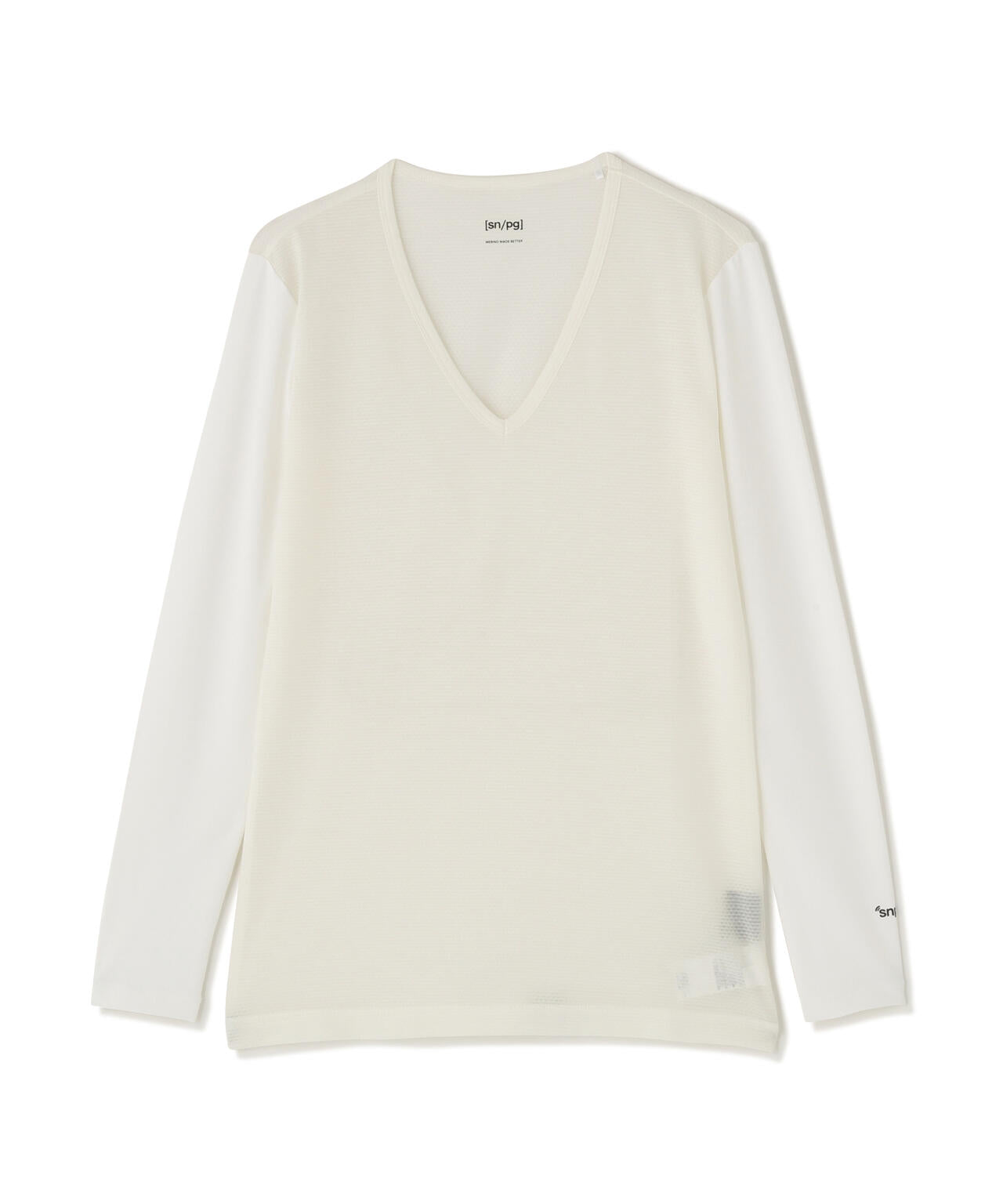 Super Natural ウールメッシュ × ナイロンベア天竺(MENS)