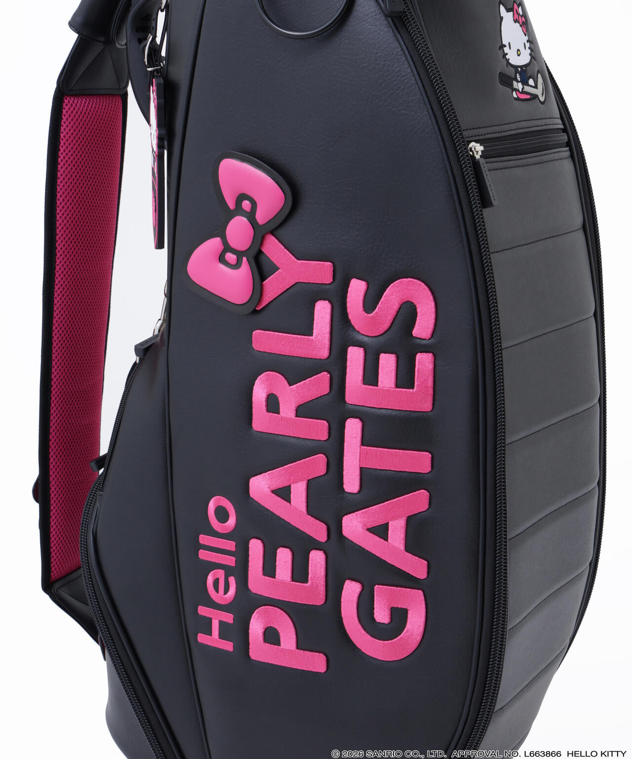 【Hello Kitty×PEARLY GATES】キャディバッグ (46インチ対応) (UNISEX)