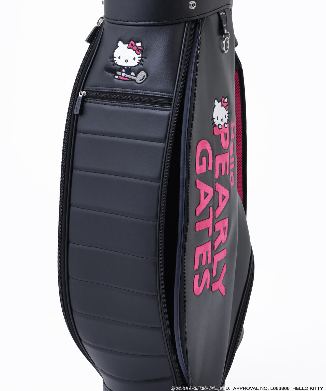 【Hello Kitty×PEARLY GATES】キャディバッグ (46インチ対応) (UNISEX)