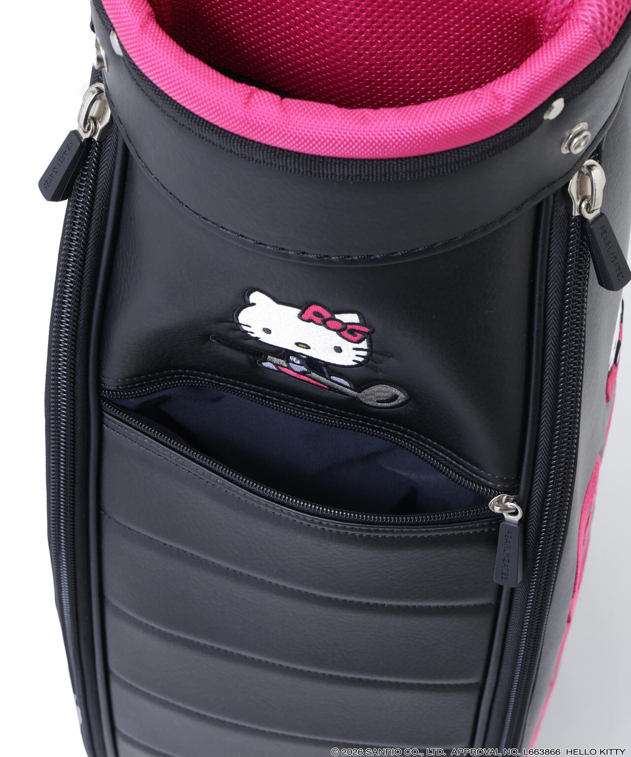 【Hello Kitty×PEARLY GATES】キャディバッグ (46インチ対応) (UNISEX)