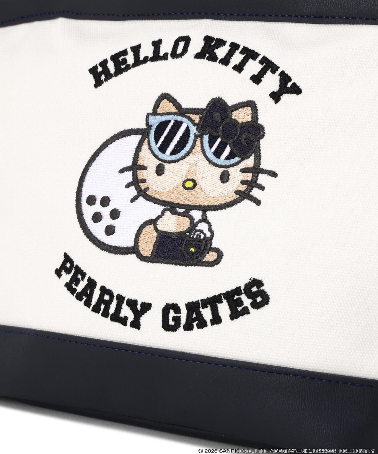 【HELLO KITTY × PEARLY GATES summer season】カートバッグ (UNISEX)