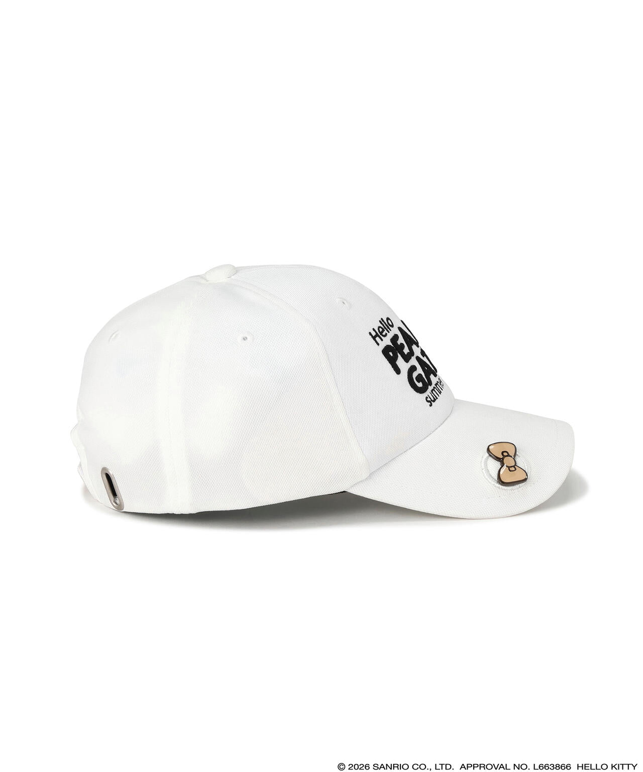 【HELLO KITTY × PEARLY GATES summer season】キャップ (UNISEX)