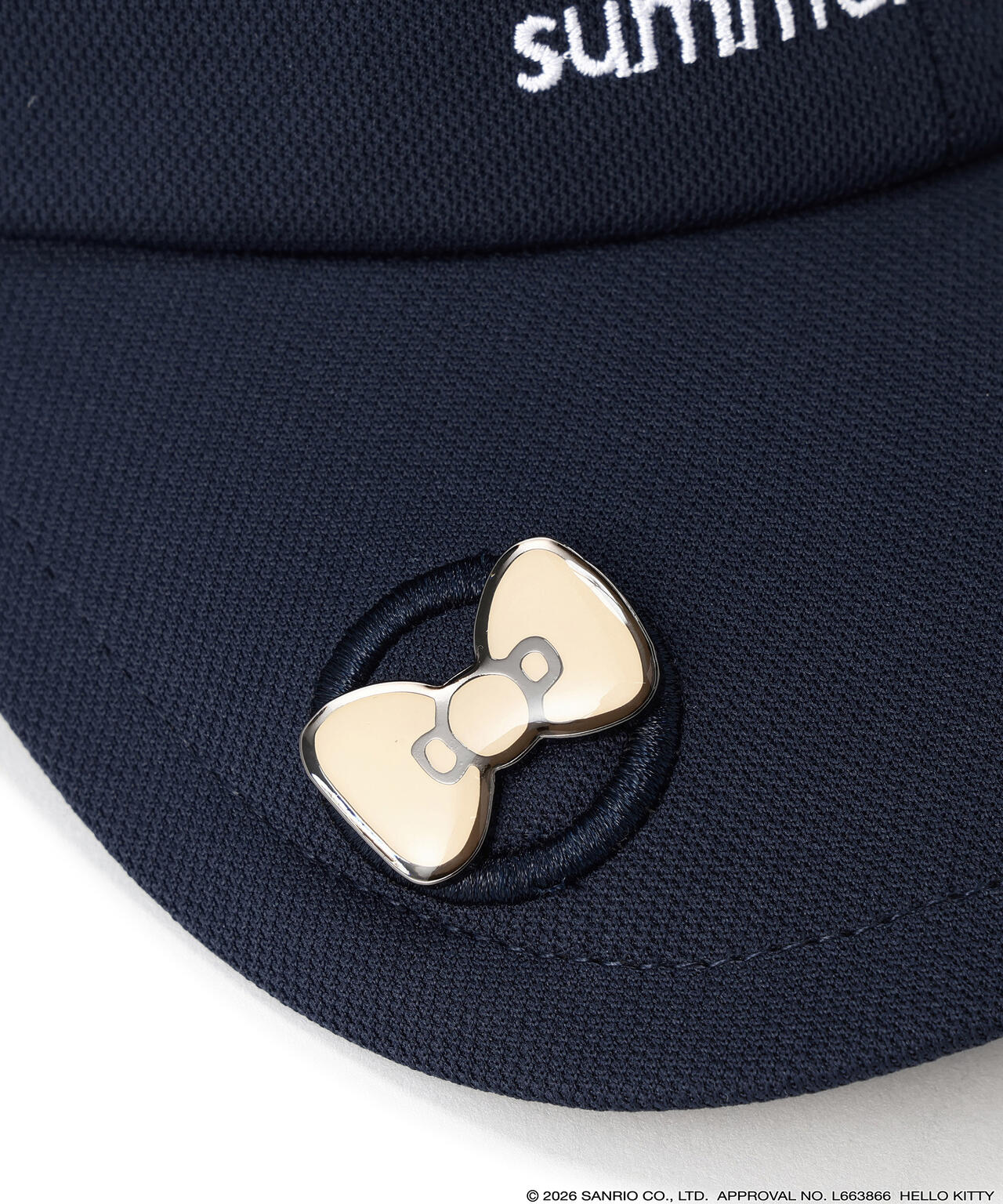【HELLO KITTY × PEARLY GATES summer season】キャップ (UNISEX)