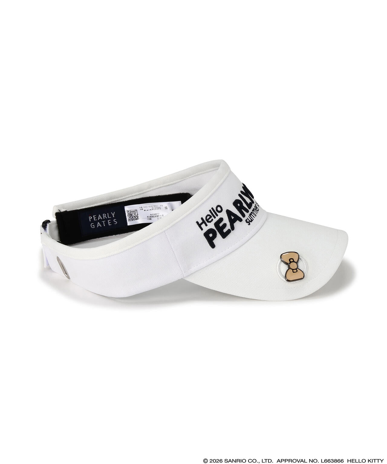 【HELLO KITTY × PEARLY GATES summer season】バイザー (UNISEX)