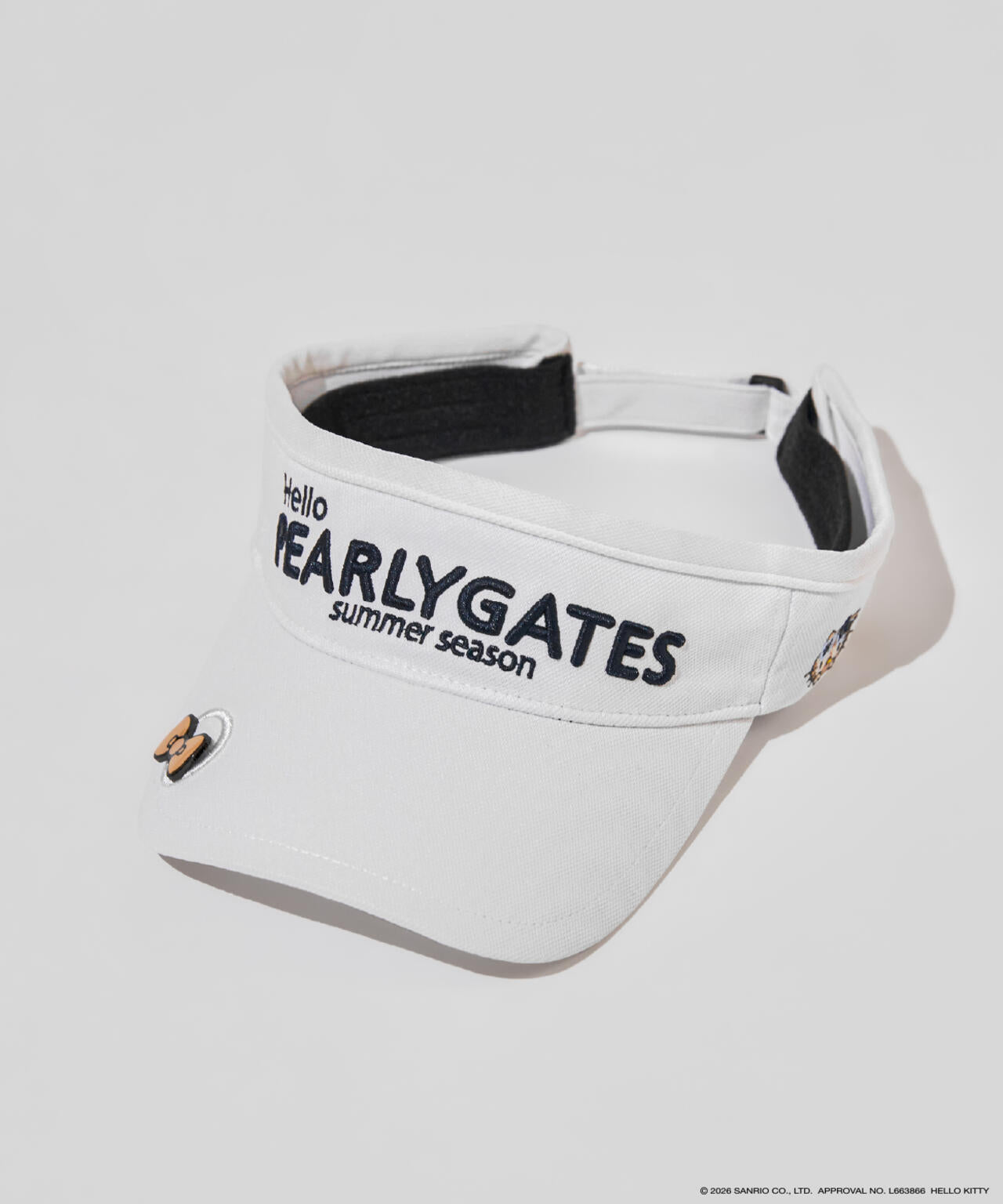 【HELLO KITTY × PEARLY GATES summer season】バイザー (UNISEX)