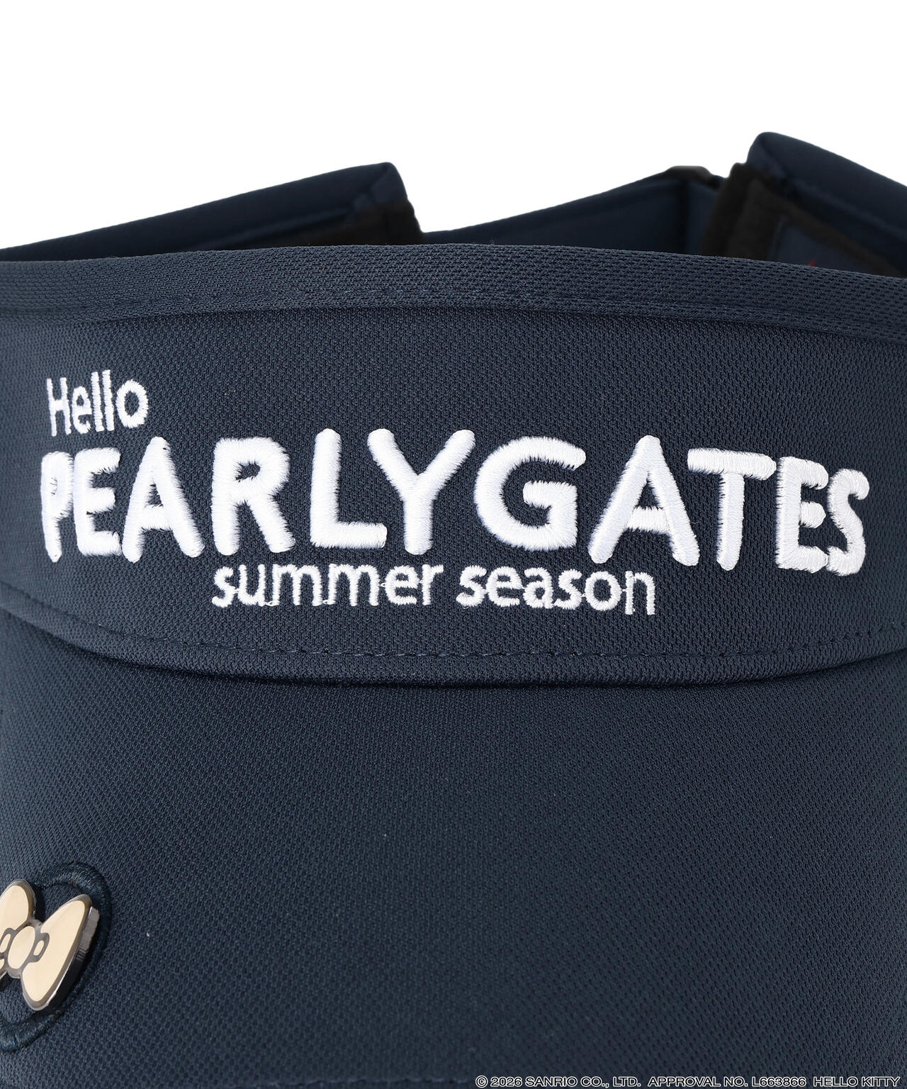 【HELLO KITTY × PEARLY GATES summer season】バイザー (UNISEX)