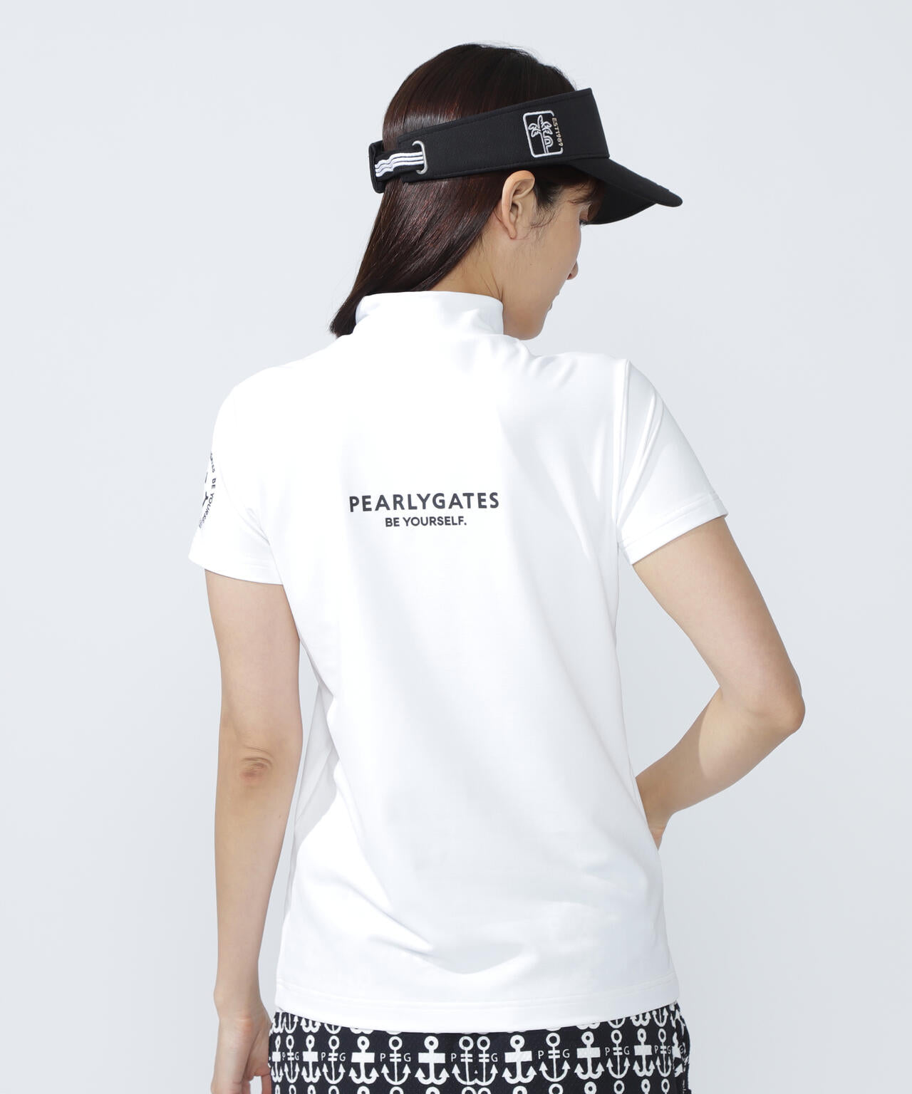 【PG is PG】 ベアカノコ半袖ハイネックカットソー