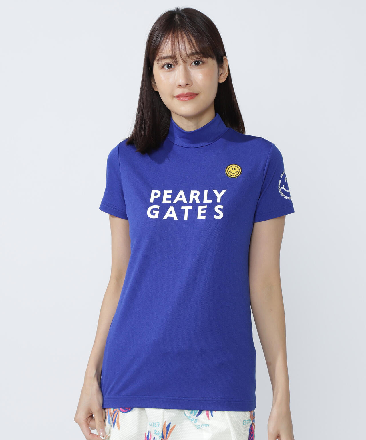 【PG is PG】 ベアカノコ半袖ハイネックカットソー