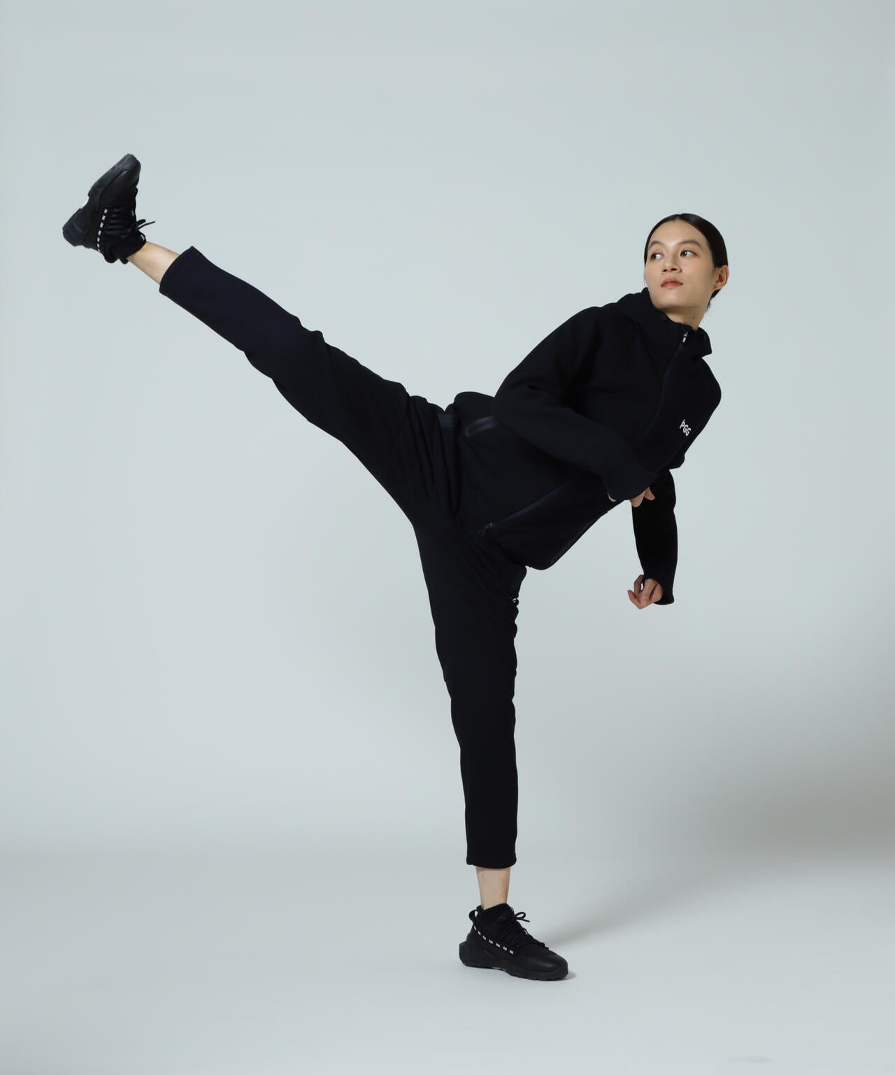 【PGG】【直営店舗&公式オンライン限定】Wラッセルメッシュ×OCTAパンツ (LADIES)