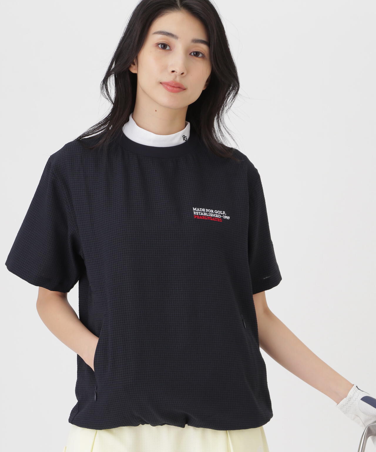 4WAY高通気Woven半袖スニードTシャツ (WOMENS)