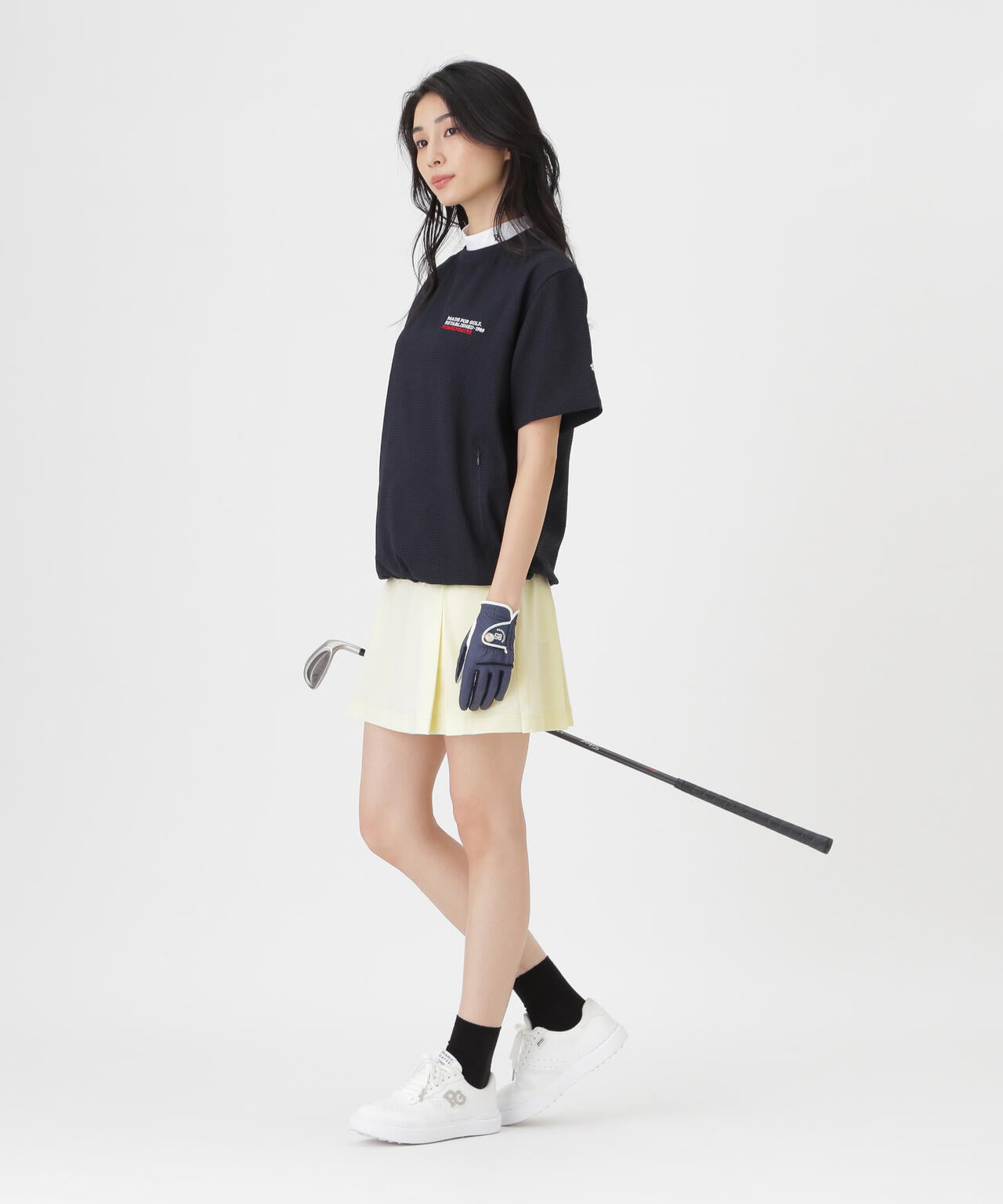 プレイティングベアメッシュスカート (WOMENS)