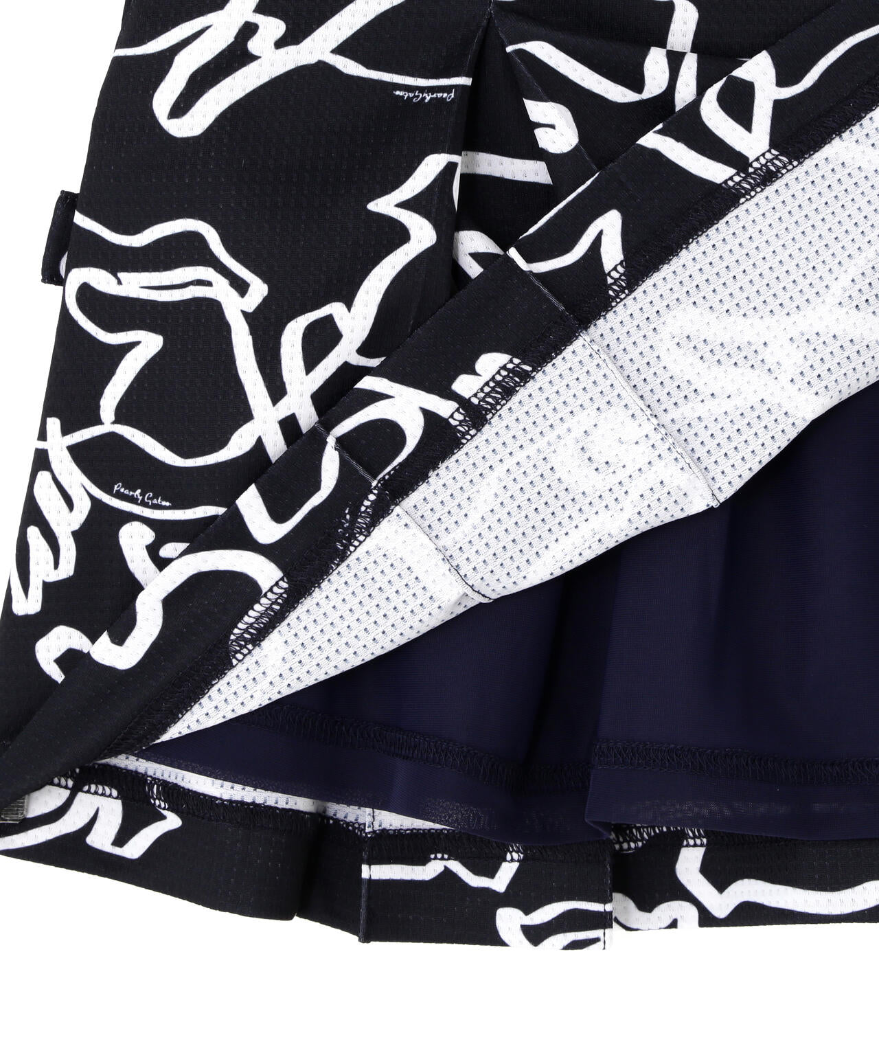 プレイティングベアメッシュスカート <花・変形ウサギ柄> (WOMENS)