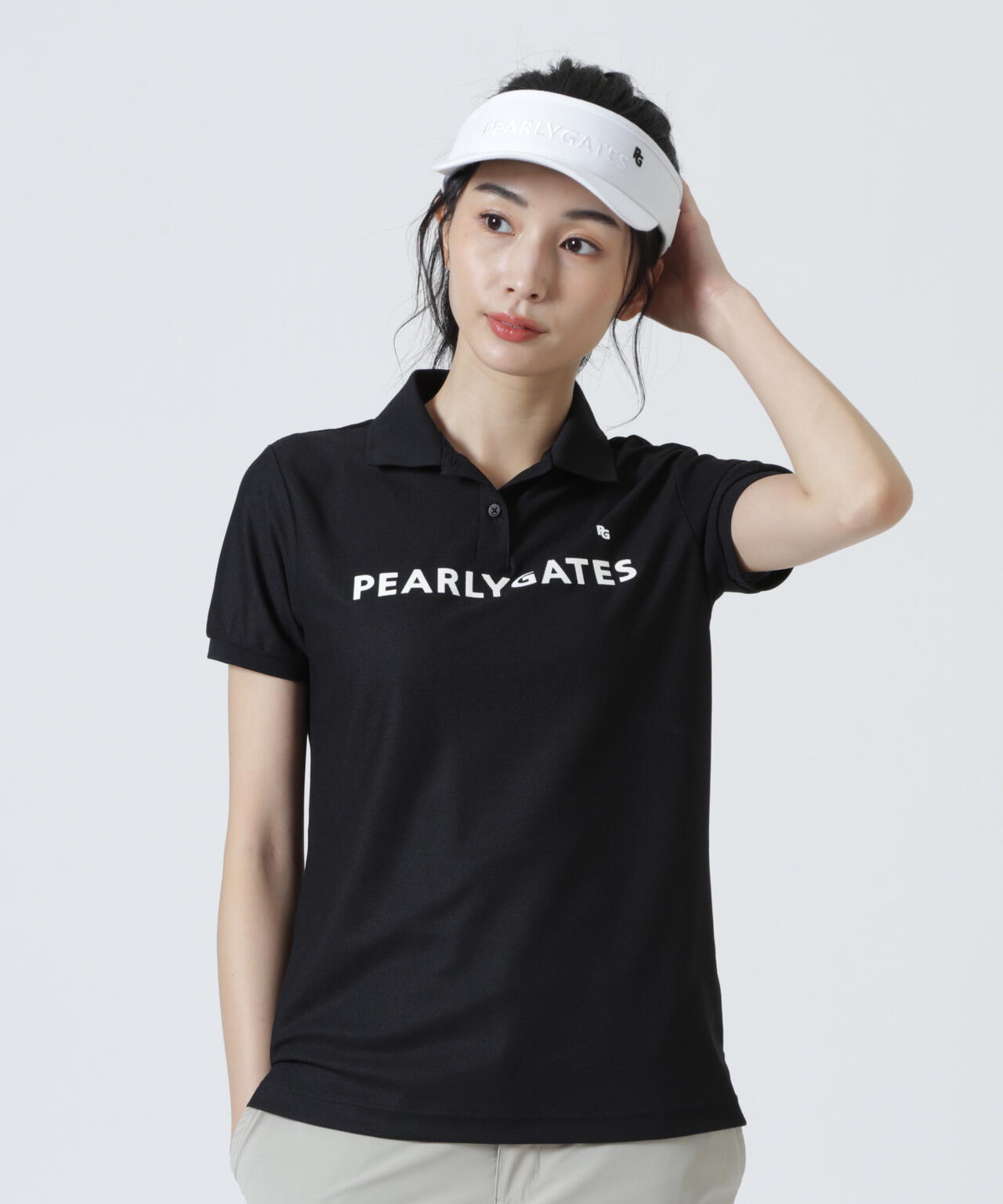 【一部店舗&公式オンライン限定】 PG is PG 冷感ポリエステルベアハニカム半袖ポロシャツ