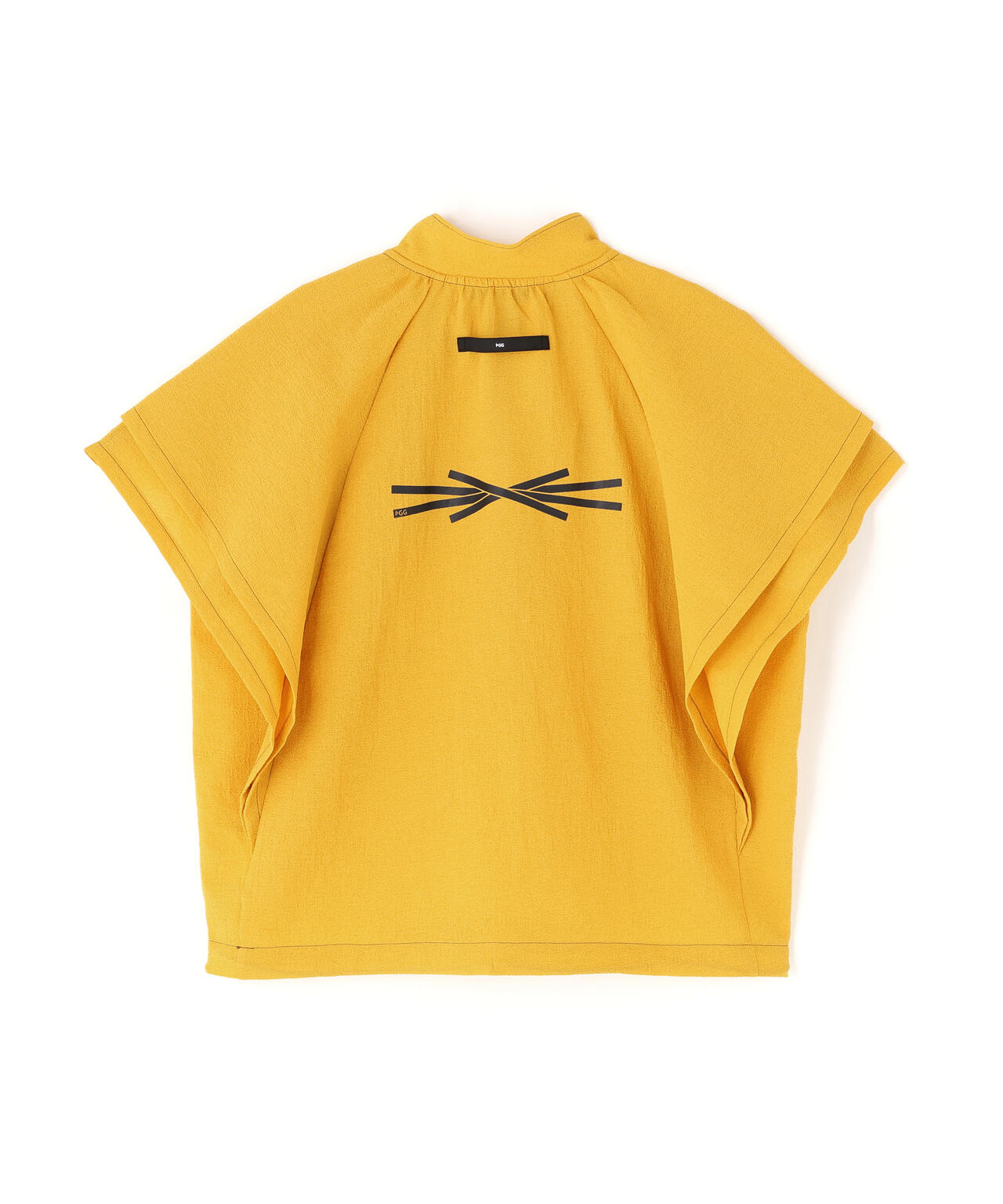 【PGG】【直営店舗&公式オンライン限定】シエスタタフタフリル袖ハーフジップカットソー (LADIES)